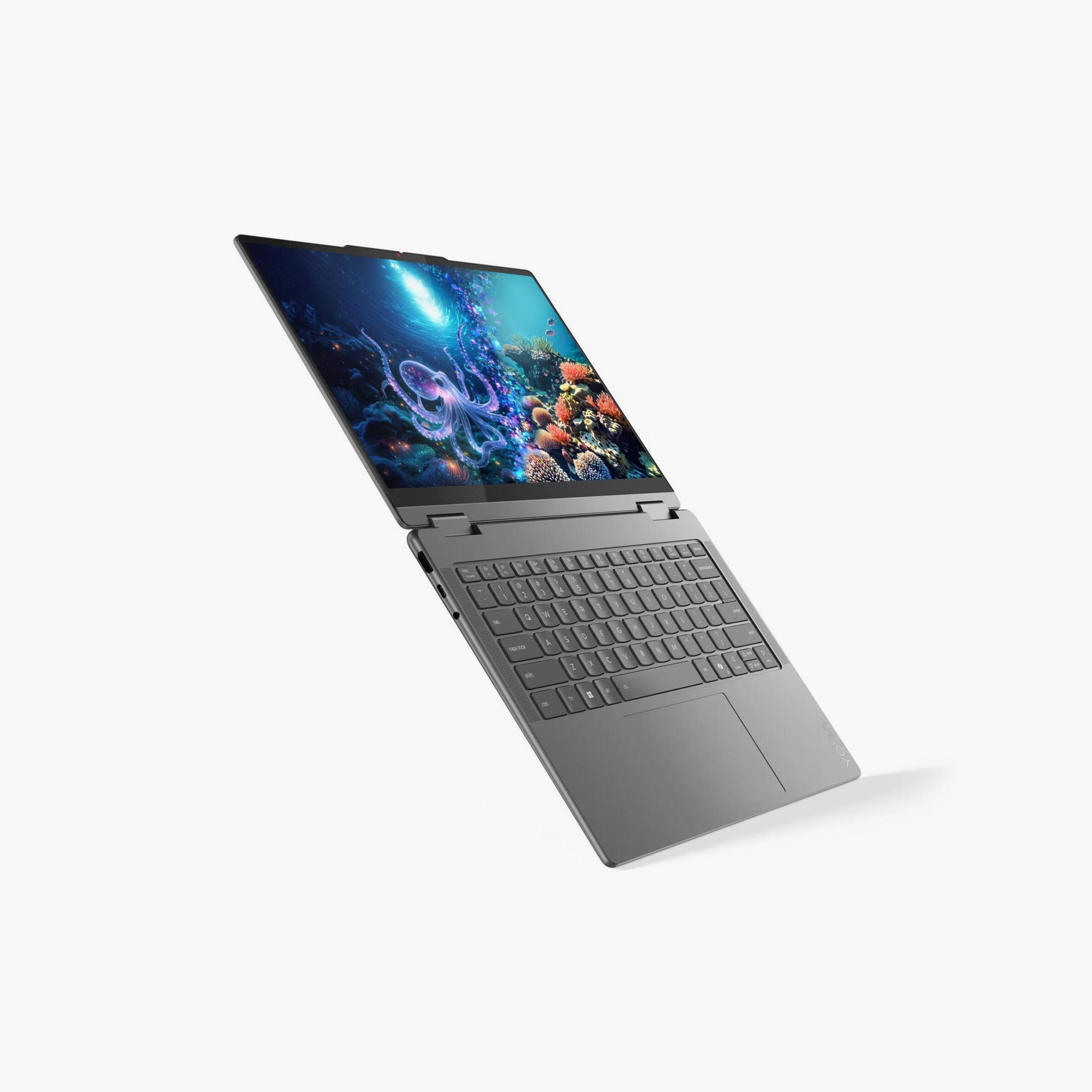 لابتوب لينوفو يوغا 7 (2 في 1) معالج الترا 7 رام 16 جيجابايت هارد 512 جيجابايت لون رمادي-electronics-laptops-image-6