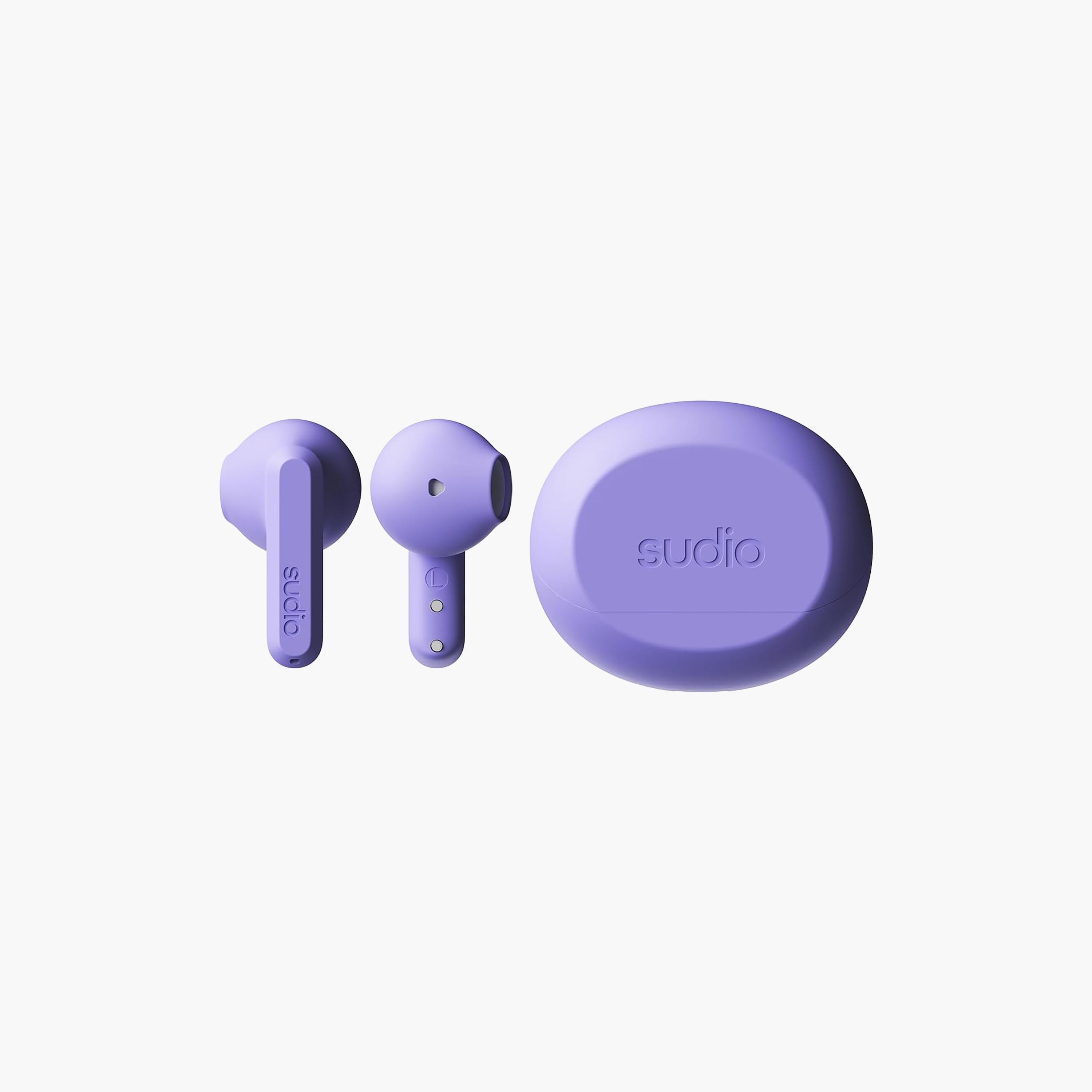 Sudio A3 All-Day Wireless Earbuds Purple | A3PUR-electronics-headphonesandearphones-image-1