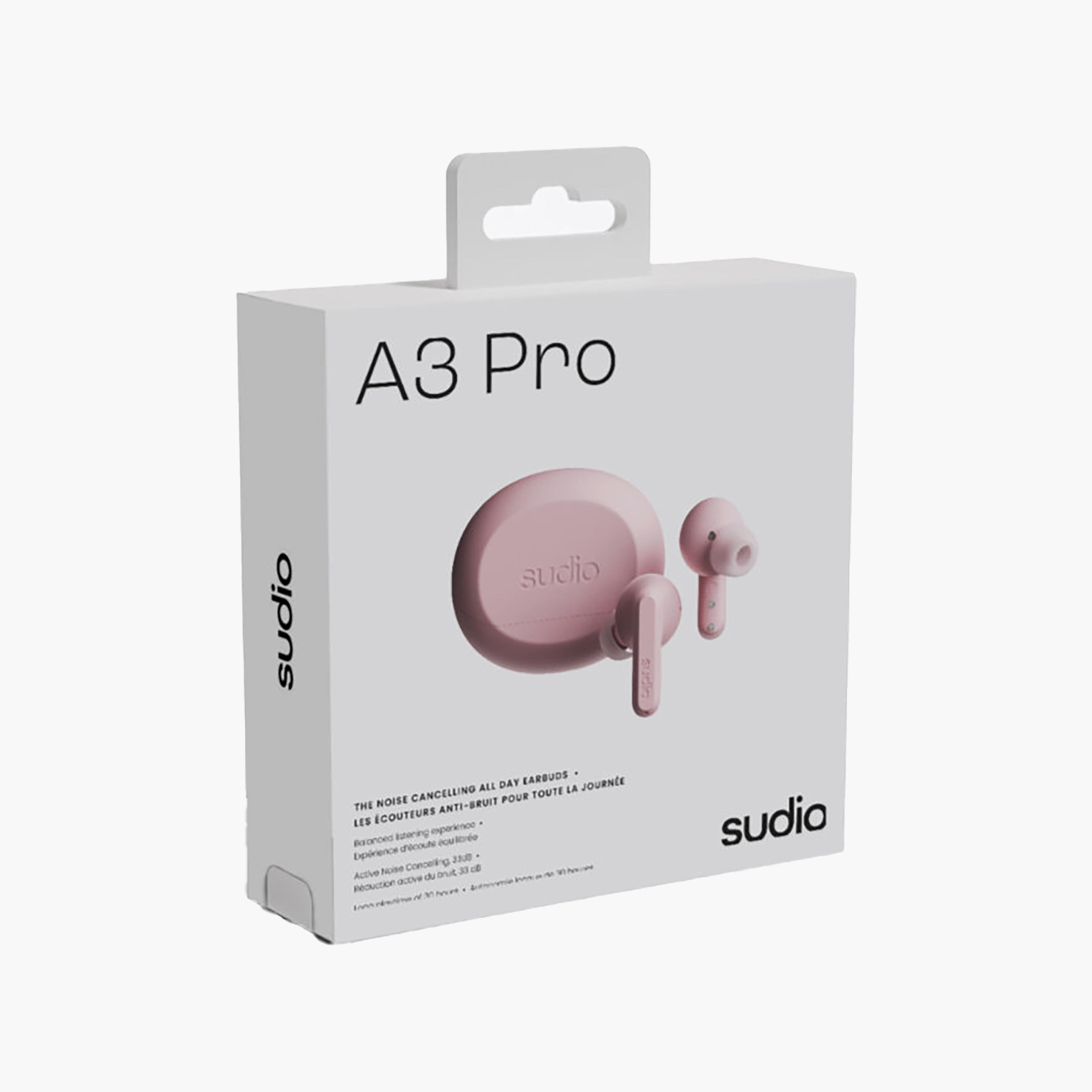 Sudio A3 Pro In-Ear TWS ANC IPX4 Pink | A3PROPNK-PROMO_EMAX_AE_ADIB_240926-image-4