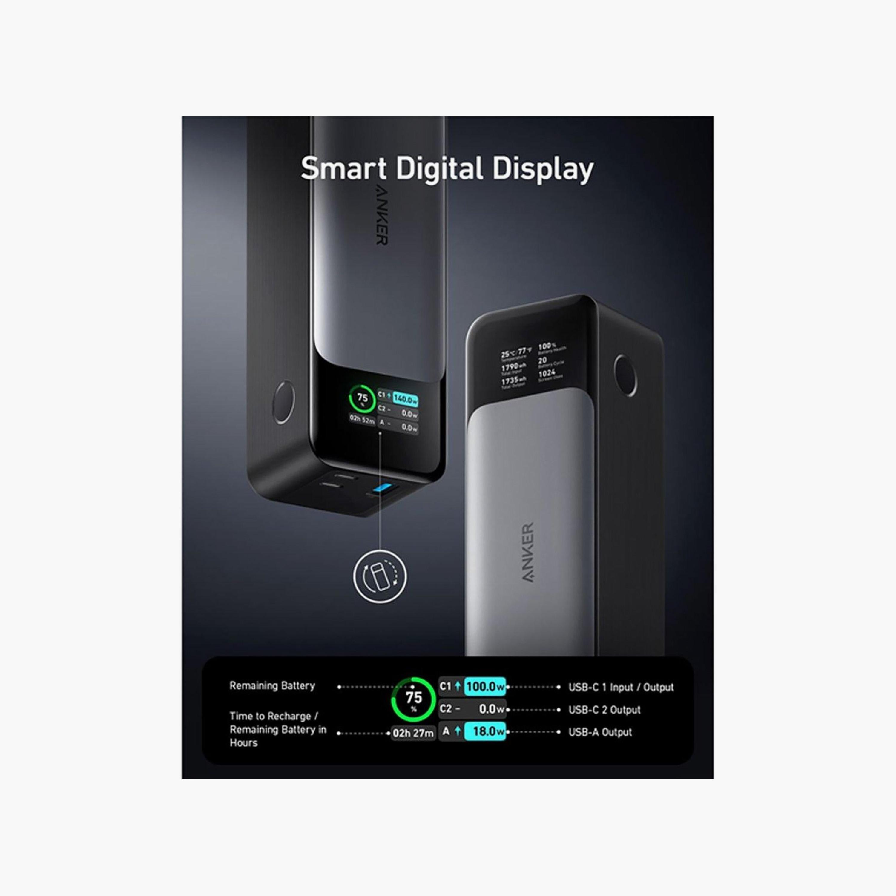 Anker 737 Power Bank 24000mAh Black | A1289011-electronics-accessories-mobileaccesories-image-3