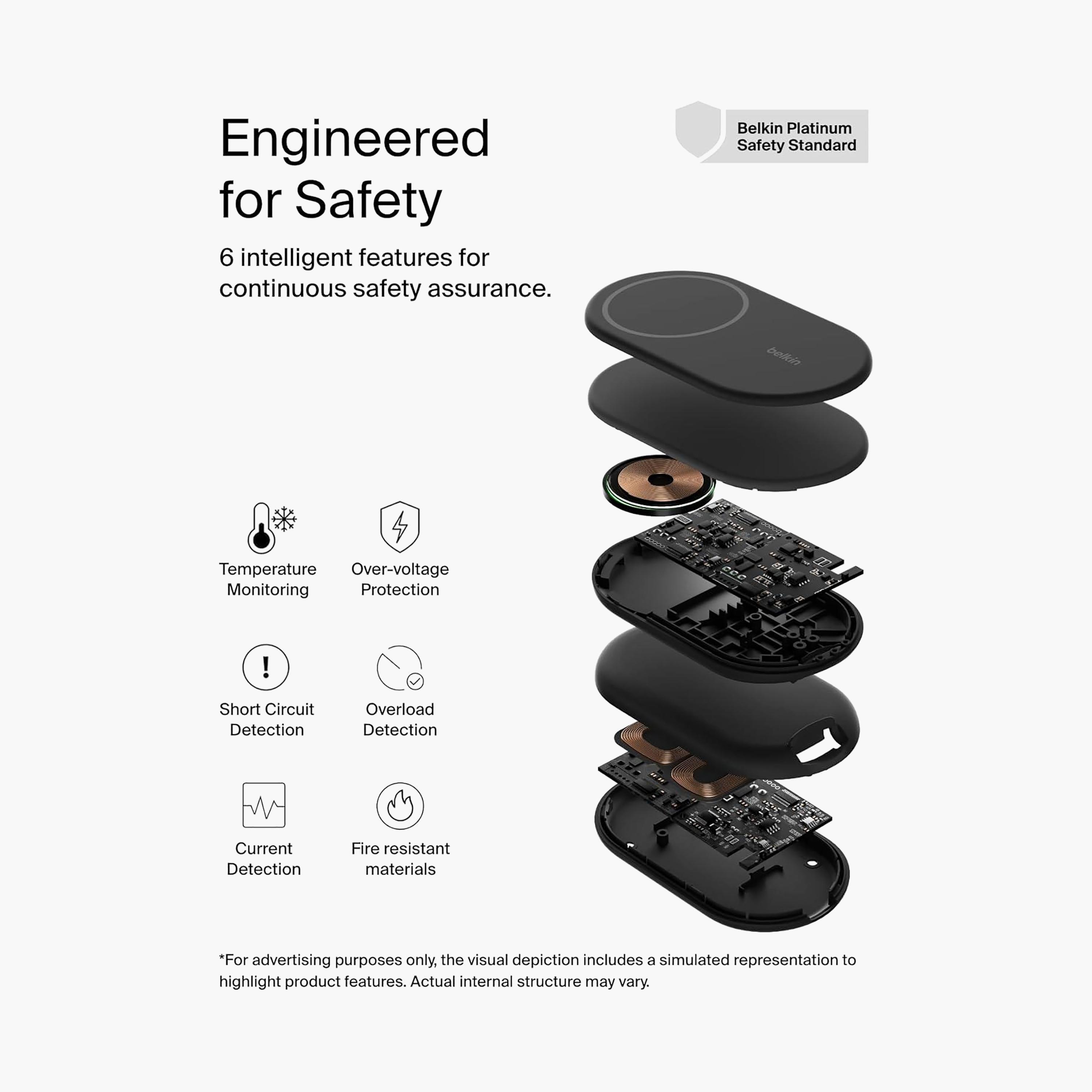 Belkin Wireless Charger 15W Boostcharge 2In1 Magnetic Foldable Charger Qi2 Black | BKN-WIZ028MYBK-electronics-accessories-mobileaccesories-image-6