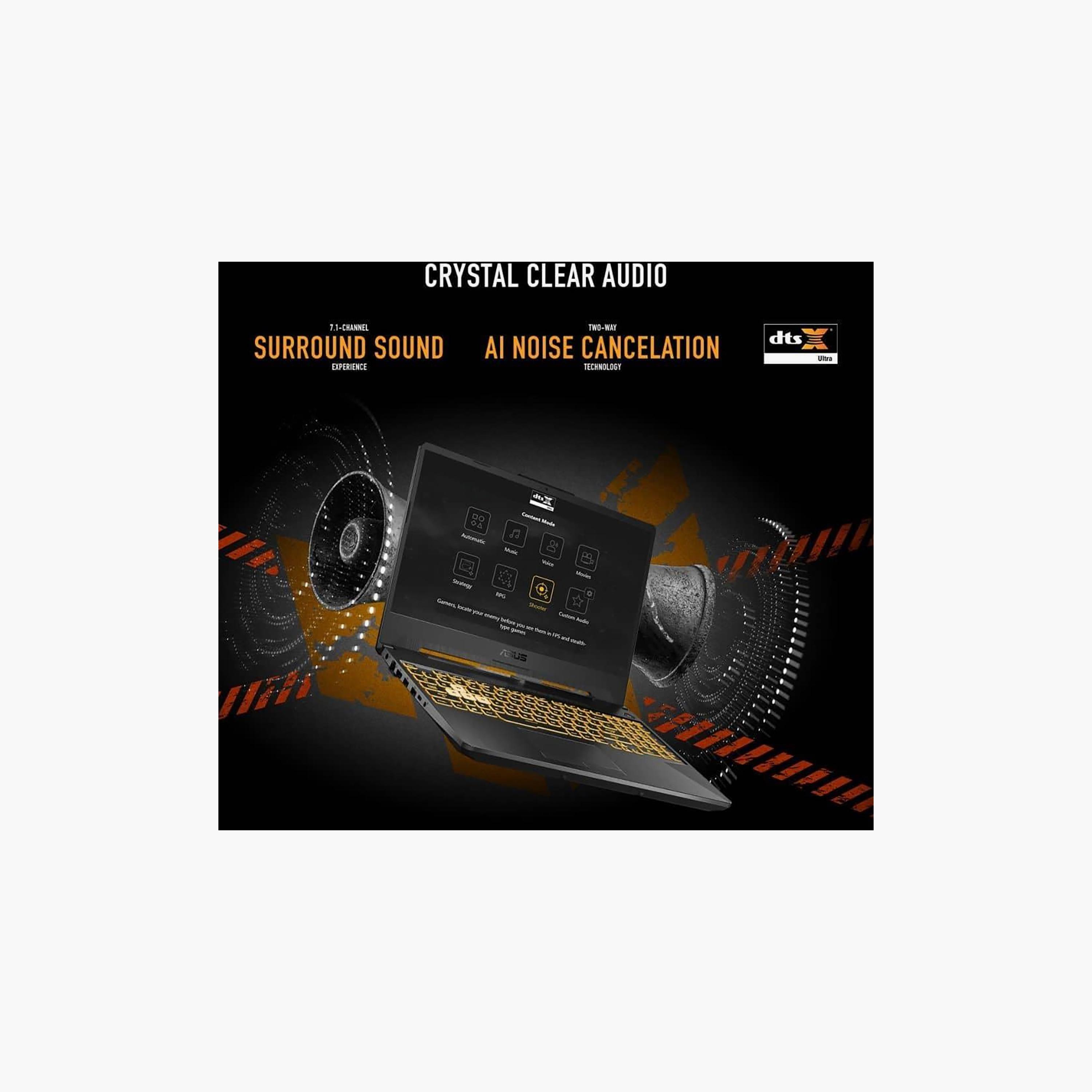لابتوب اسوس تاف غيمنغ A15 معالج رايزن 7، رام 16 جيجابايت، هارد 512 جيجابايت، كارت شاشة RTX 3050، شاشة 15.6 بوصة لون اسود غرافيتي-electronics-laptops-image-4