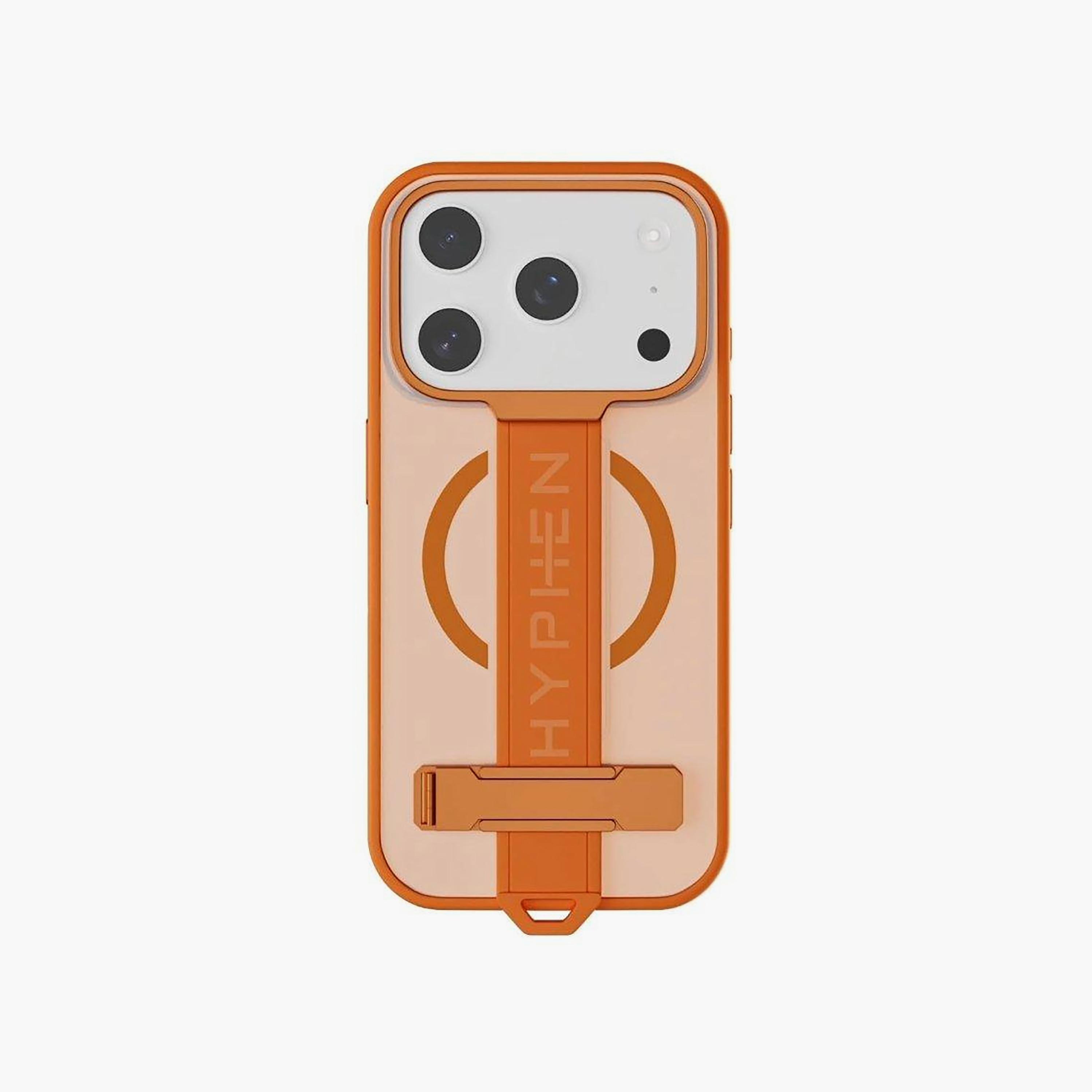 Hyphen Flex iPhone 17 Pro Max Grip MagSafe Case Tangerine | HPC-GOR17PM6965-electronics-accessories-mobileaccesories-image-1