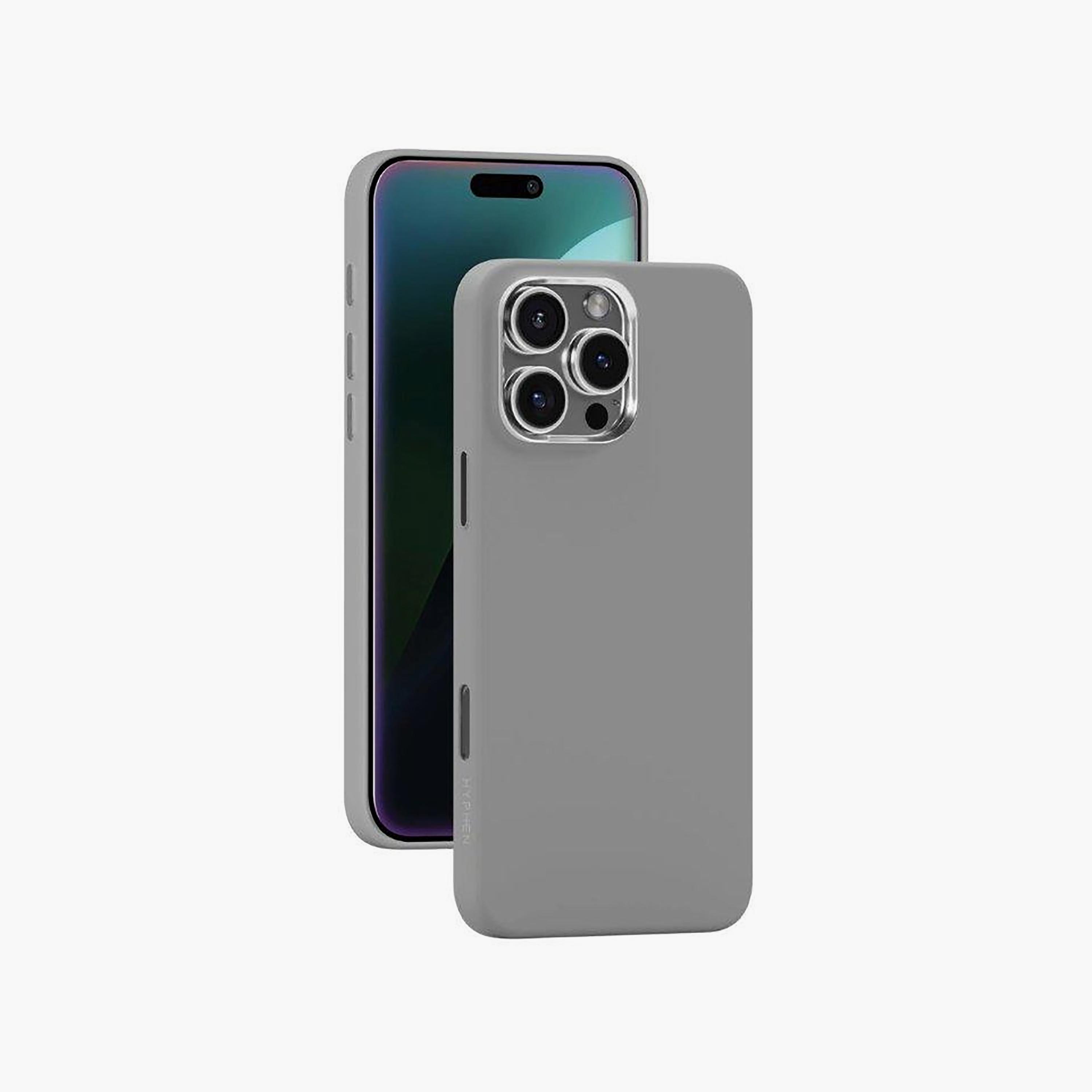 Hyphen Tint Silicone MagSafe Case Gray iPhone 16 Pro | HPC-SGY16PR2677-electronics-accessories-mobileaccesories-image-1