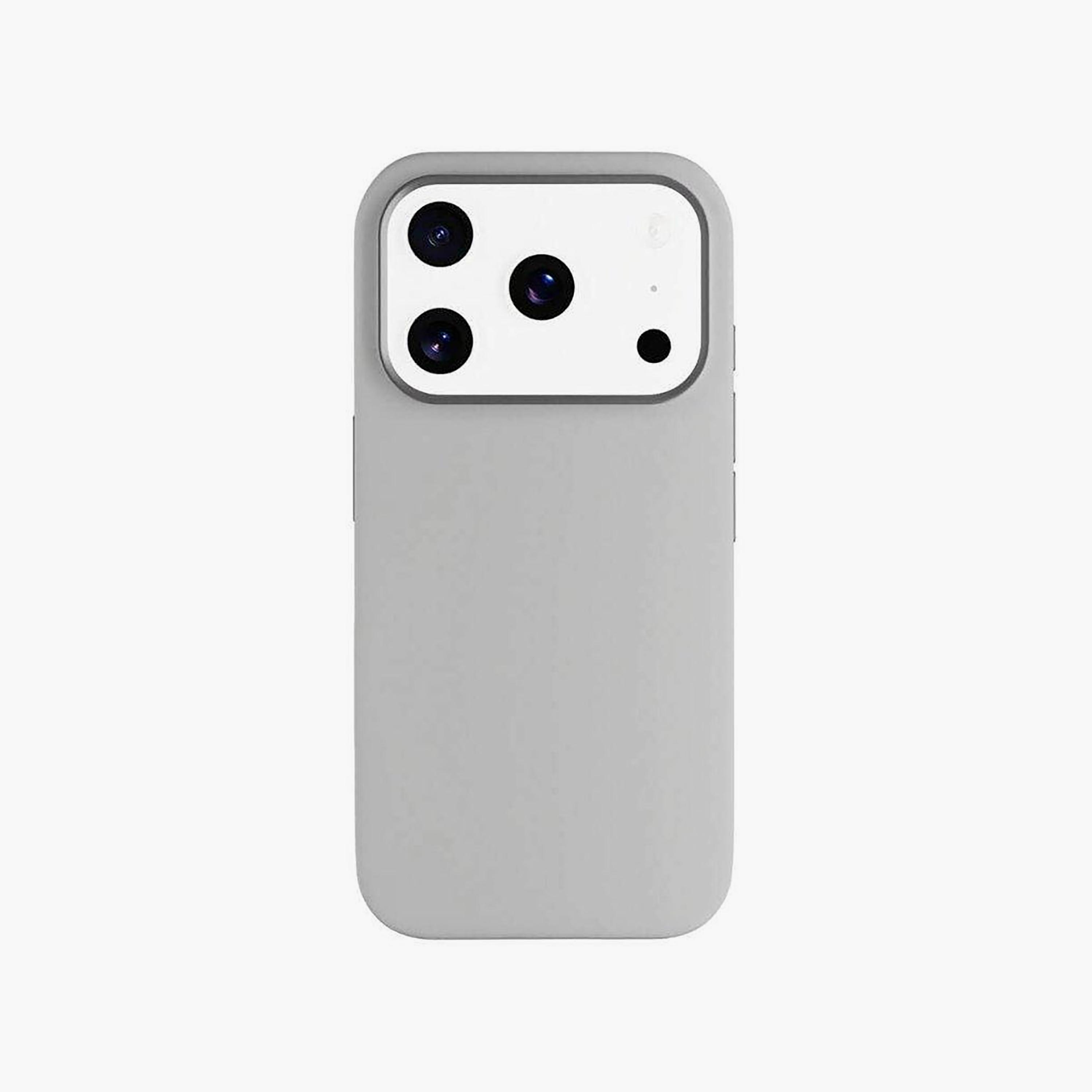 حافظة هايفن تينت سيليكون ماج سيف لون رمادي ايفون 17 برو | HPC-SGY17PR6354-electronics-accessories-mobileaccesories-image-1