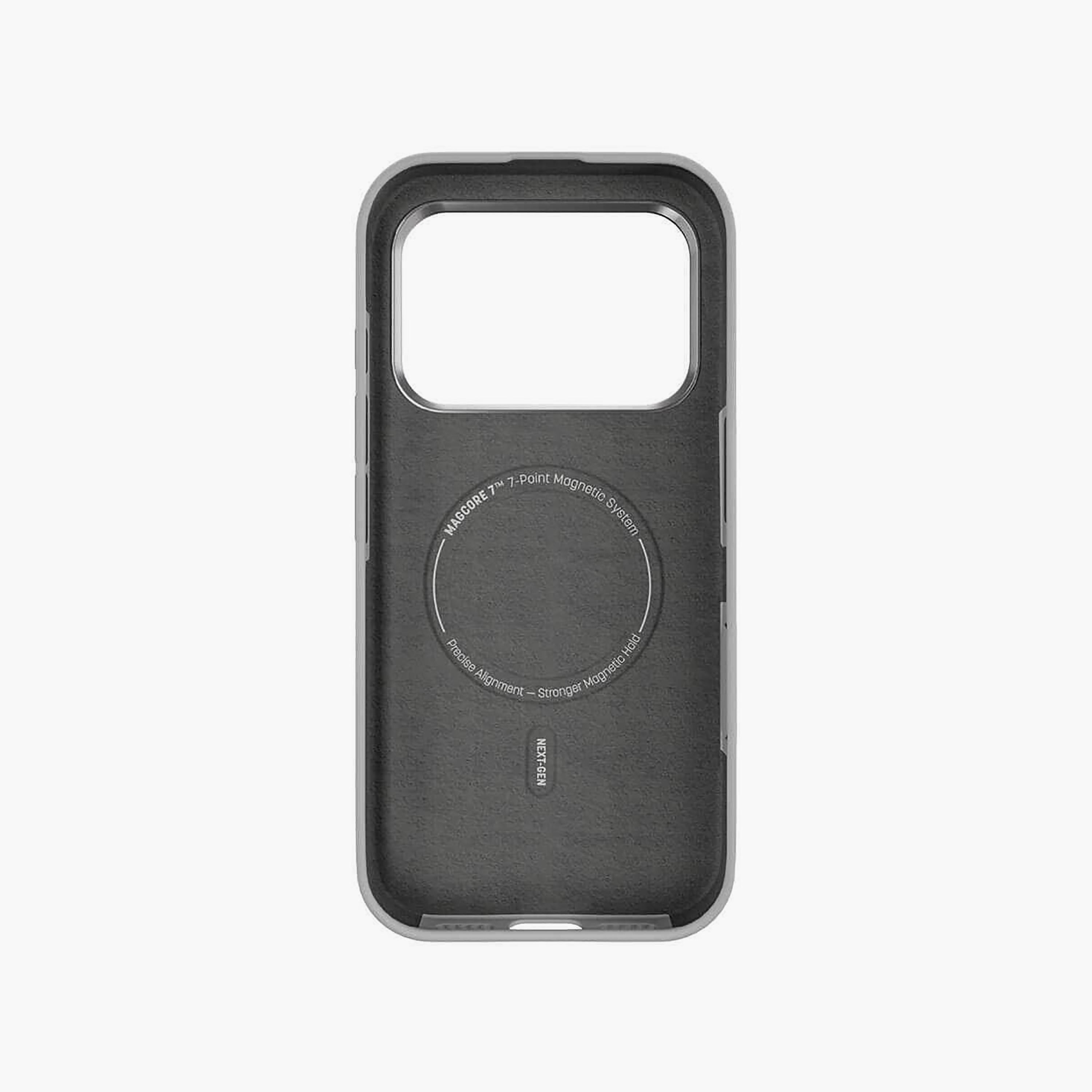 حافظة هايفن تينت سيليكون ماج سيف لون رمادي ايفون 17 برو | HPC-SGY17PR6354-electronics-accessories-mobileaccesories-image-2