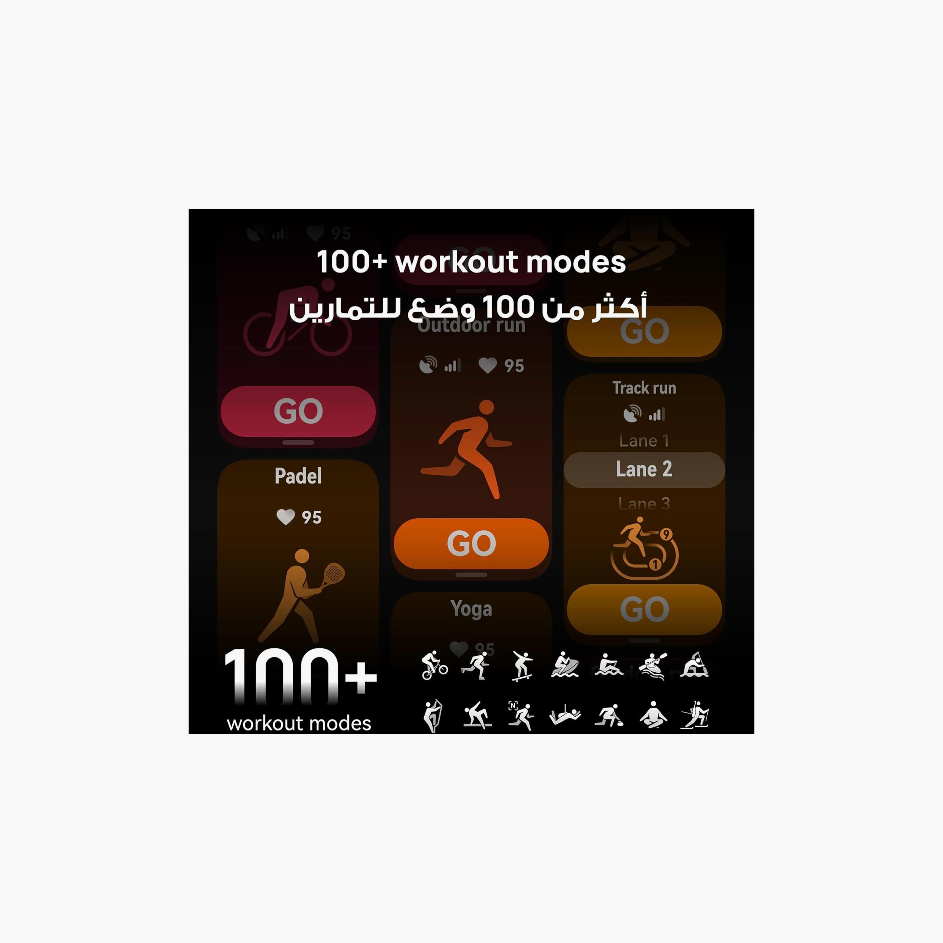 ساعة هواوي باند 11 برو مع سوار فلورولاستومر اسود | HUW-BAND11PRO-BLK-men-watchesandjewellery-watches-image-4