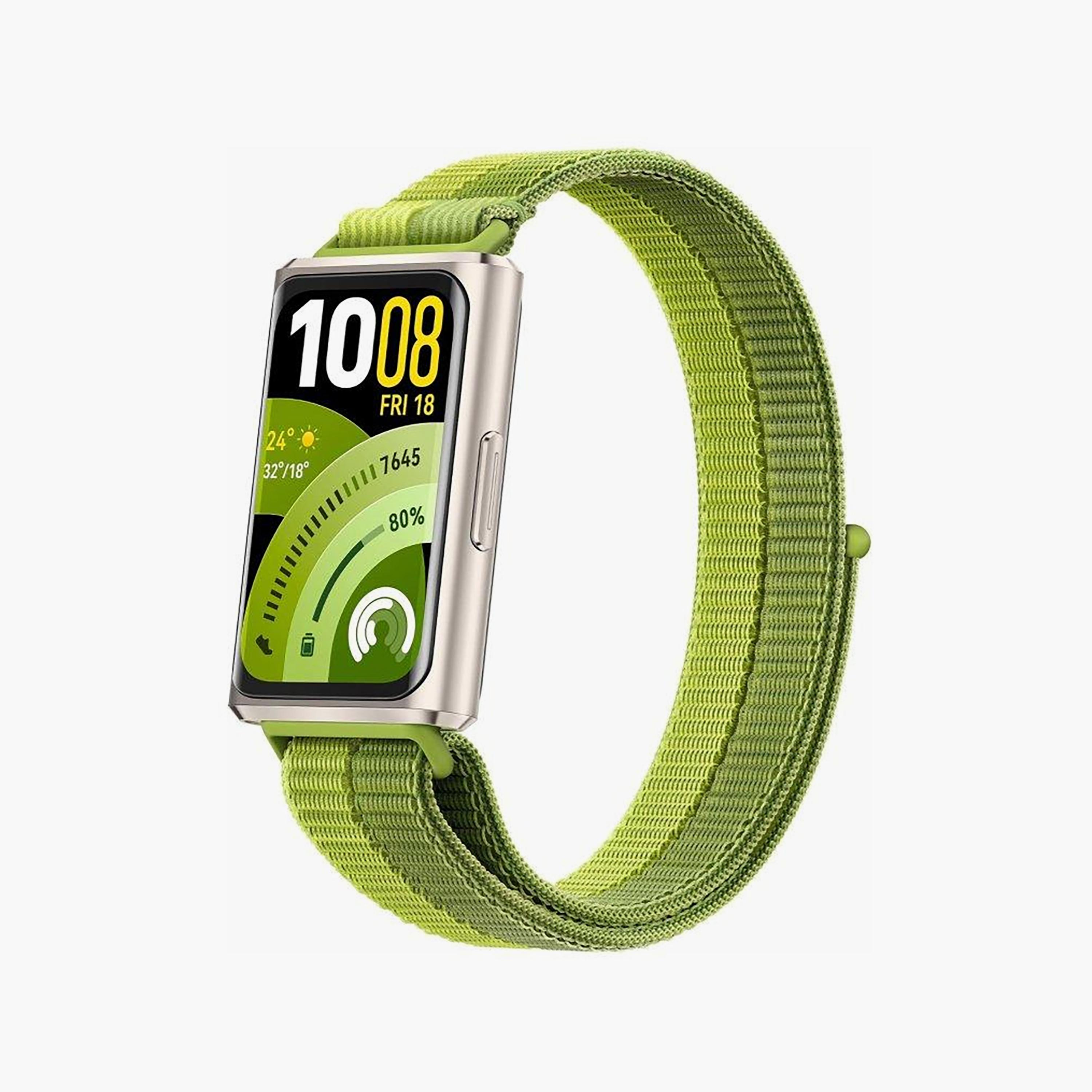 Huawei Band11 Pro With Green Nylon Strap | HUW-BAND11PRO-BLK-men-watchesandjewellery-watches-image-1