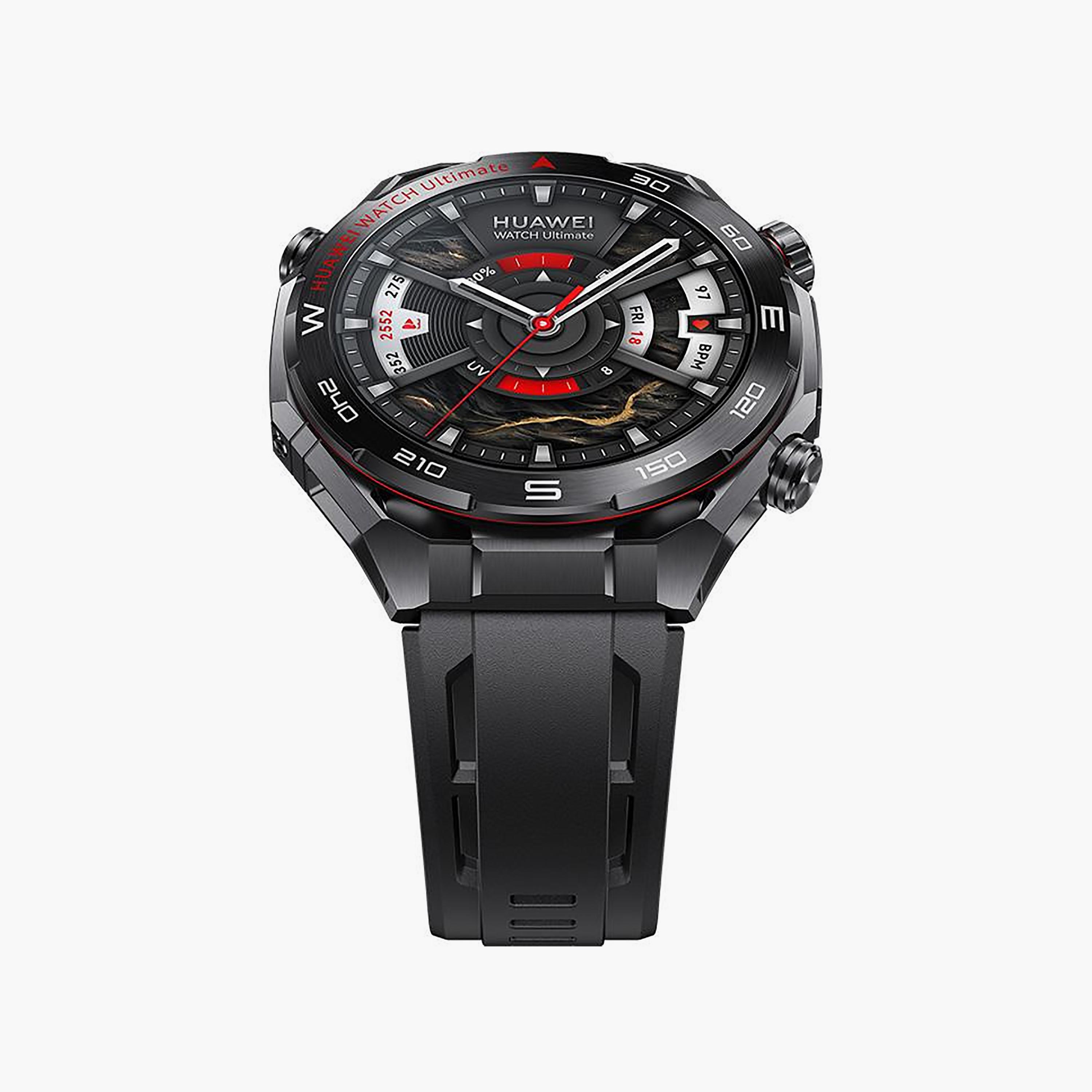 Huawei Watch Ultimate 2 with Black Fluoroelastomer Strap | HUW-WATCH-ULTIMATE2-BLK-men-watchesandjewellery-watches-image-6