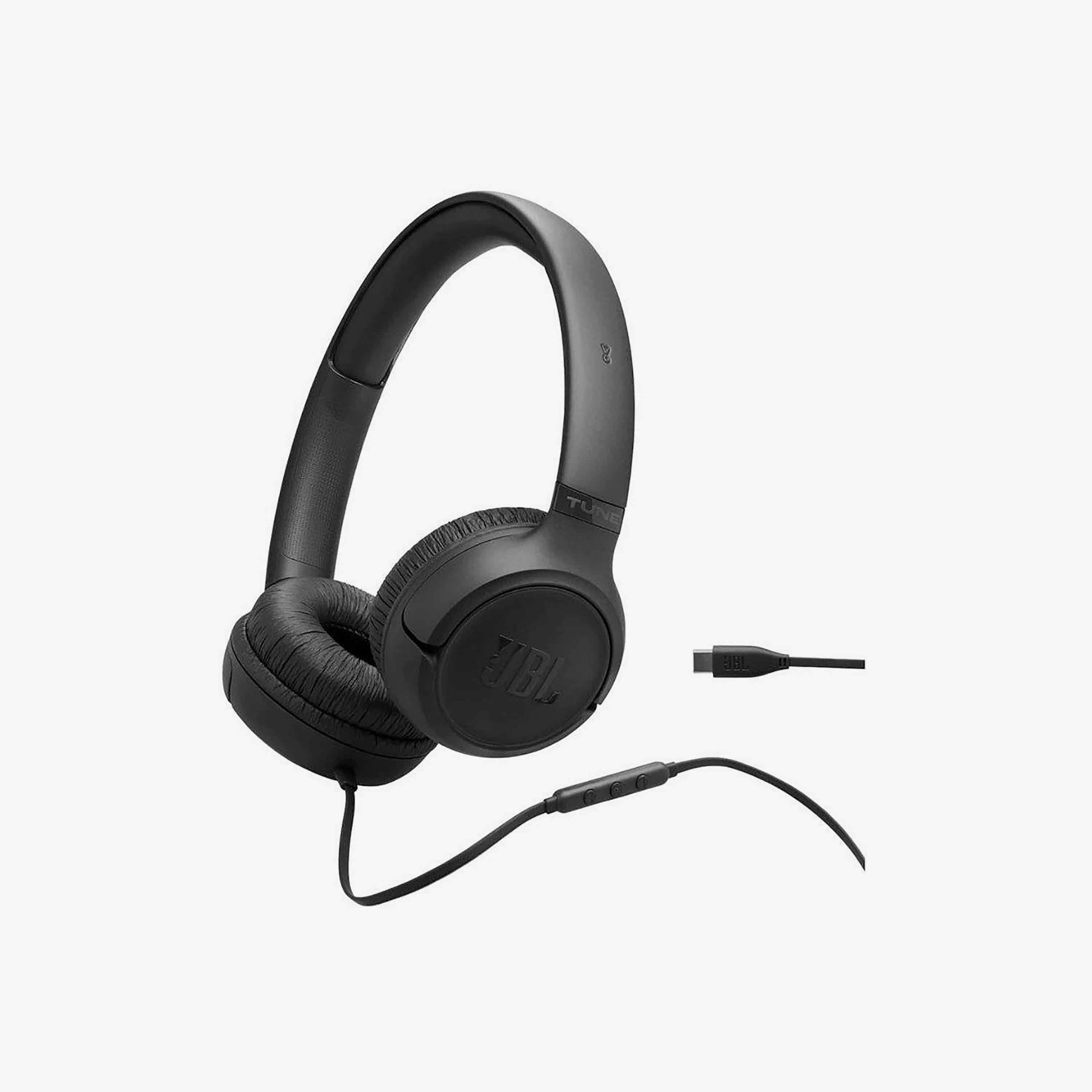 JBL Tune 530C USB-C Wired On-Ear Headphone Black | JBLT530CBLK-electronics-headphonesandearphones-image-1