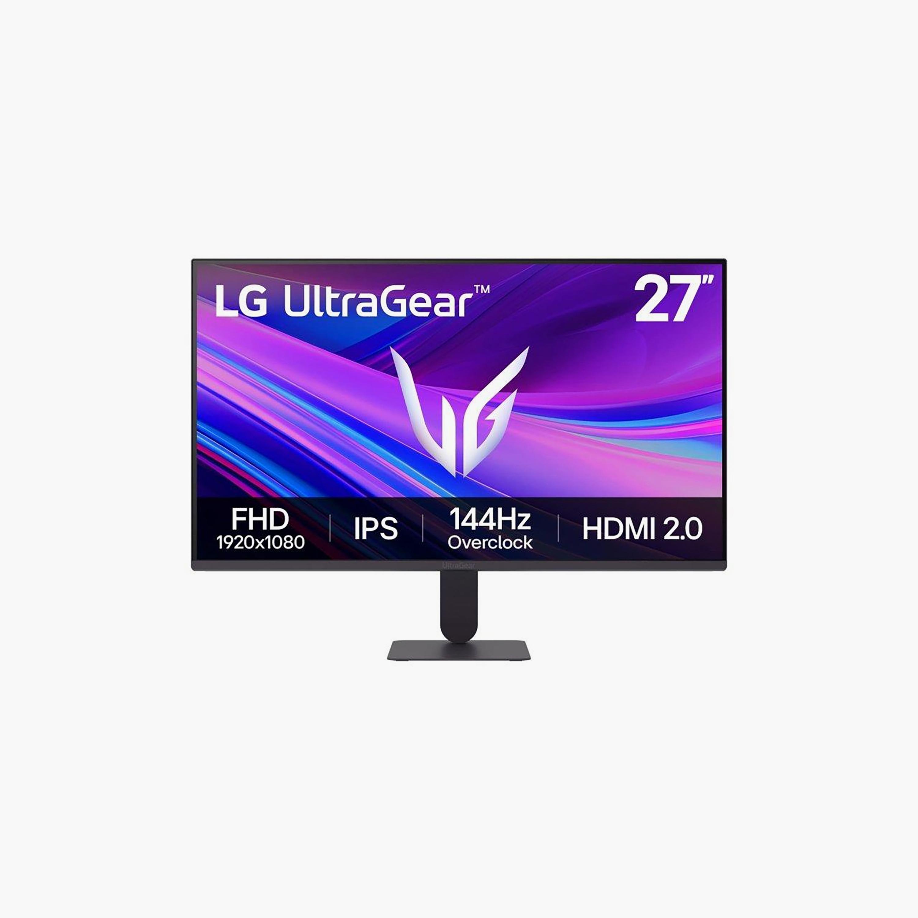 شاشة العاب ال جي الترا غير G4 مقاس 27 بوصة بدقة كاملة وتردد 144 هرتز لون اسود | LG-27G411A-B-electronics-accessories-computeraccesories-image-1