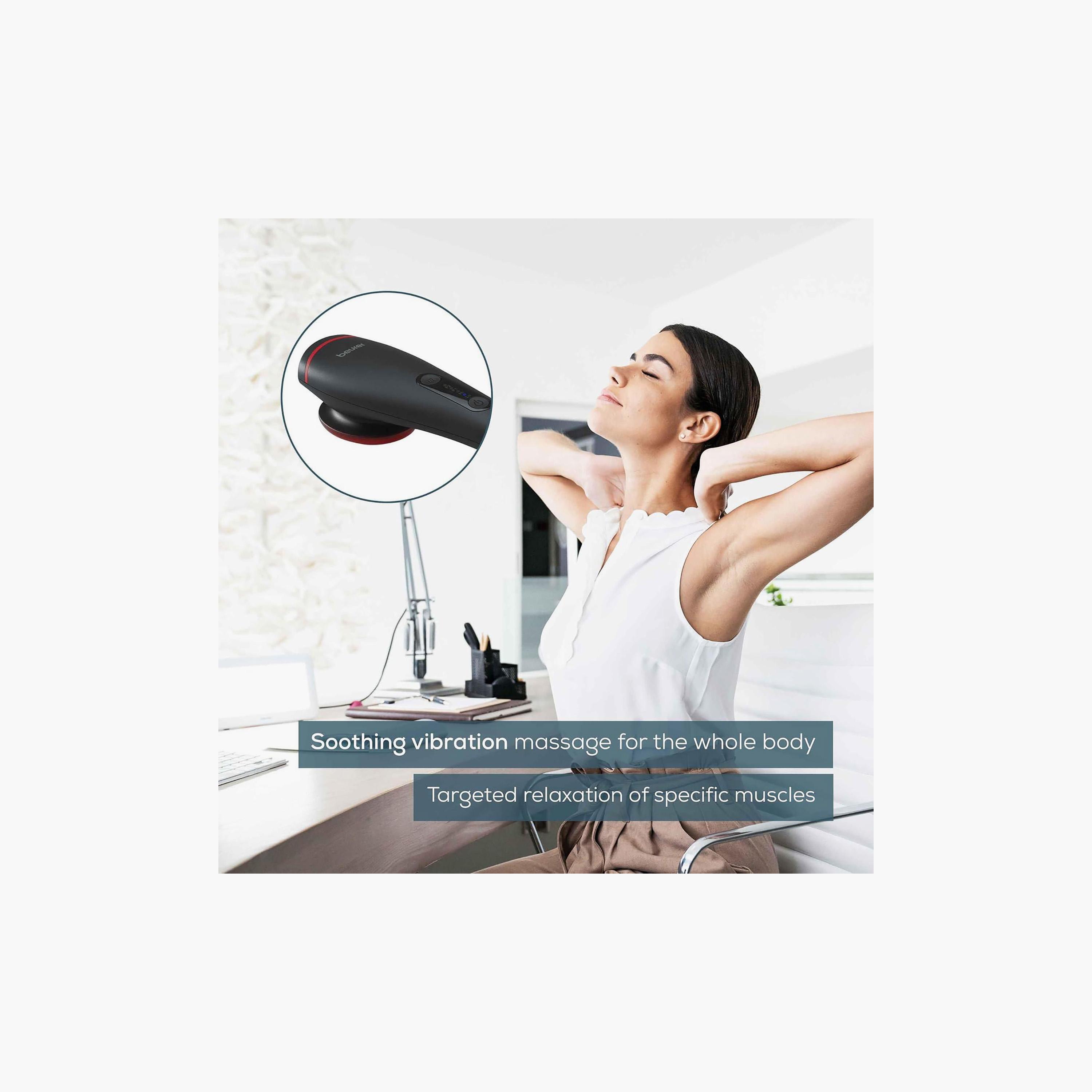 Beurer Vibration Massage with Heat Function Black | MG24 -beautyandpersonalcare-appliances-massagetools-image-2