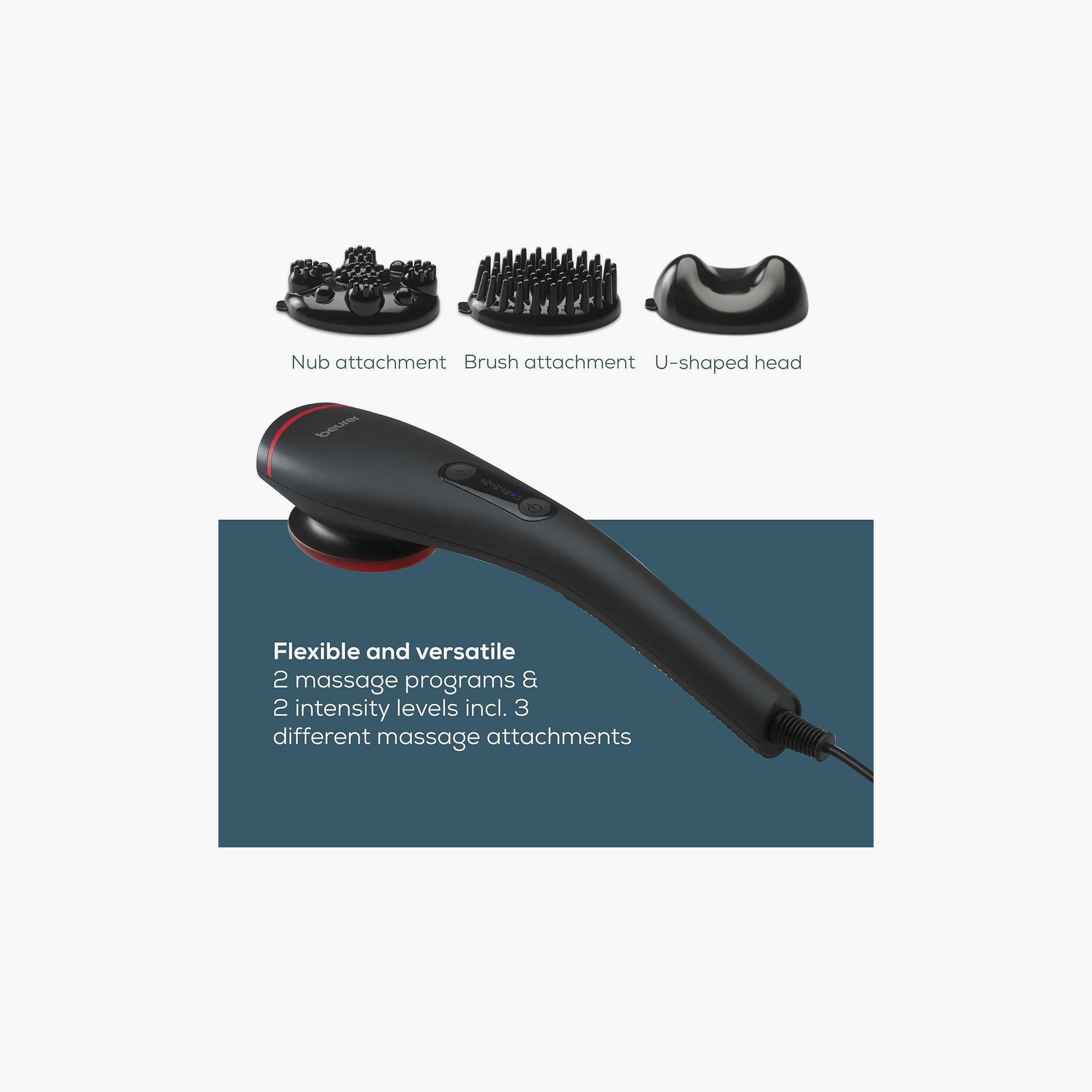 Beurer Vibration Massage with Heat Function Black | MG24 -beautyandpersonalcare-appliances-massagetools-image-3