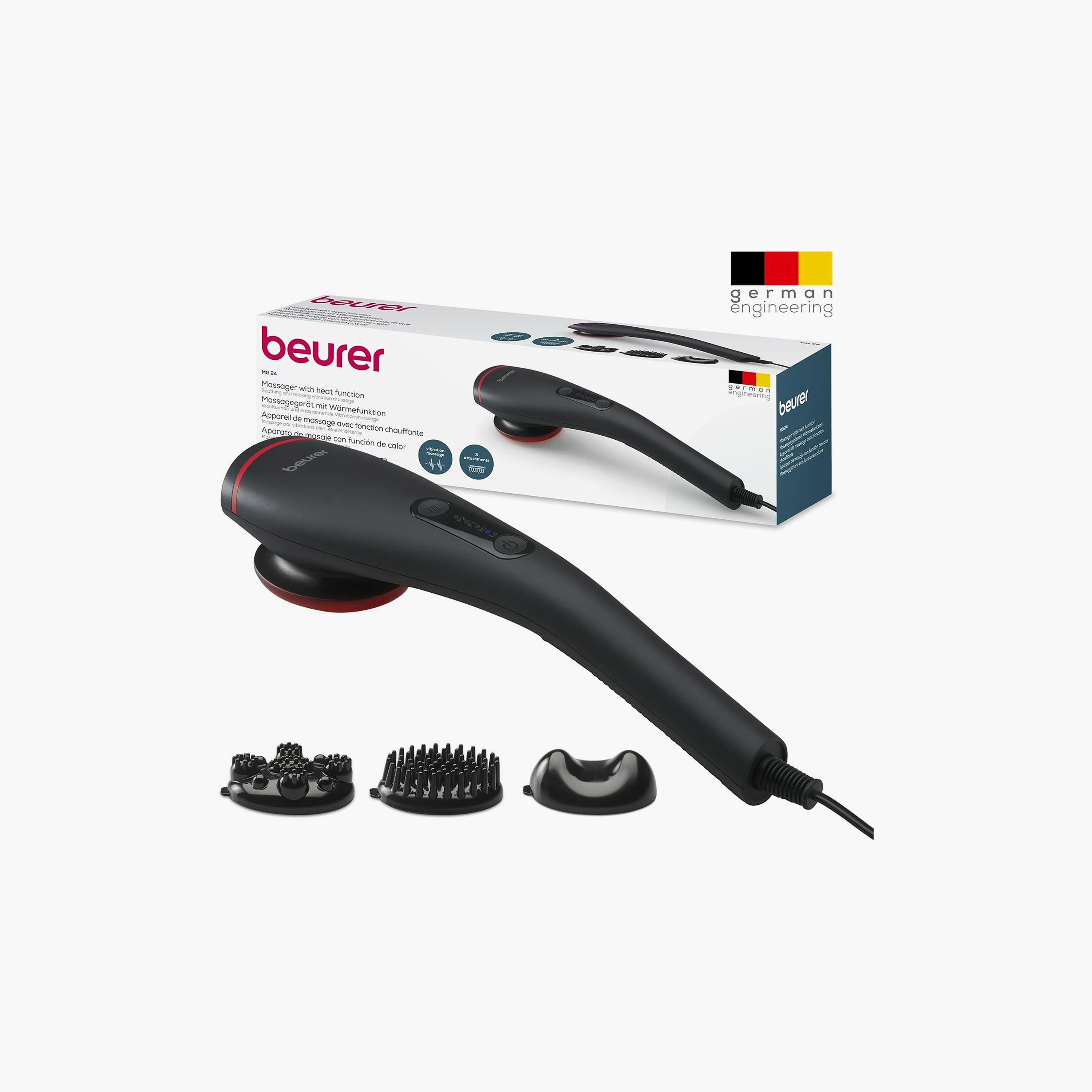 Beurer Vibration Massage with Heat Function Black | MG24 -beautyandpersonalcare-appliances-massagetools-image-5