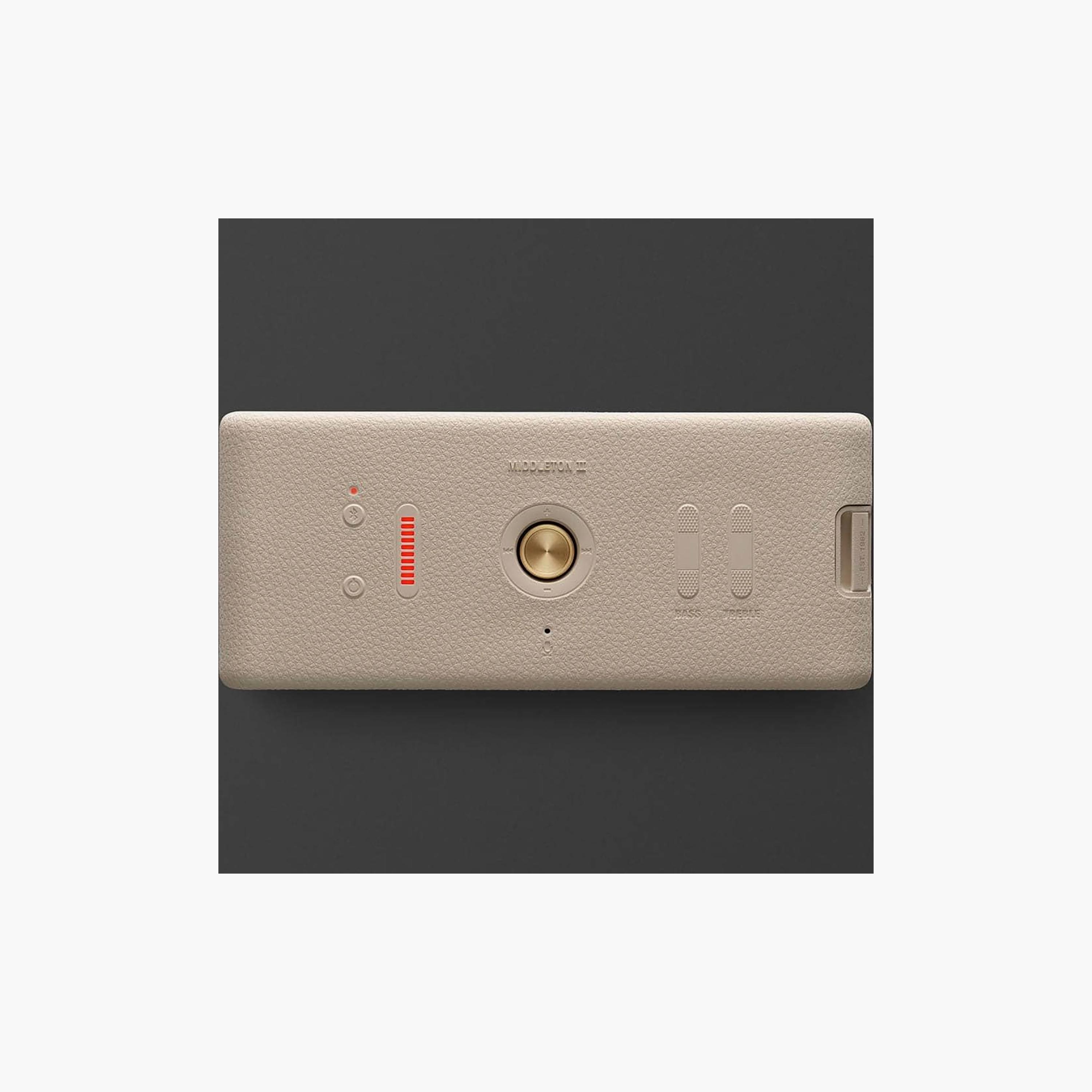 Marshall Middleton II Portable Wireless Bluetooth Speaker - Cream-electronics-speakers-image-2