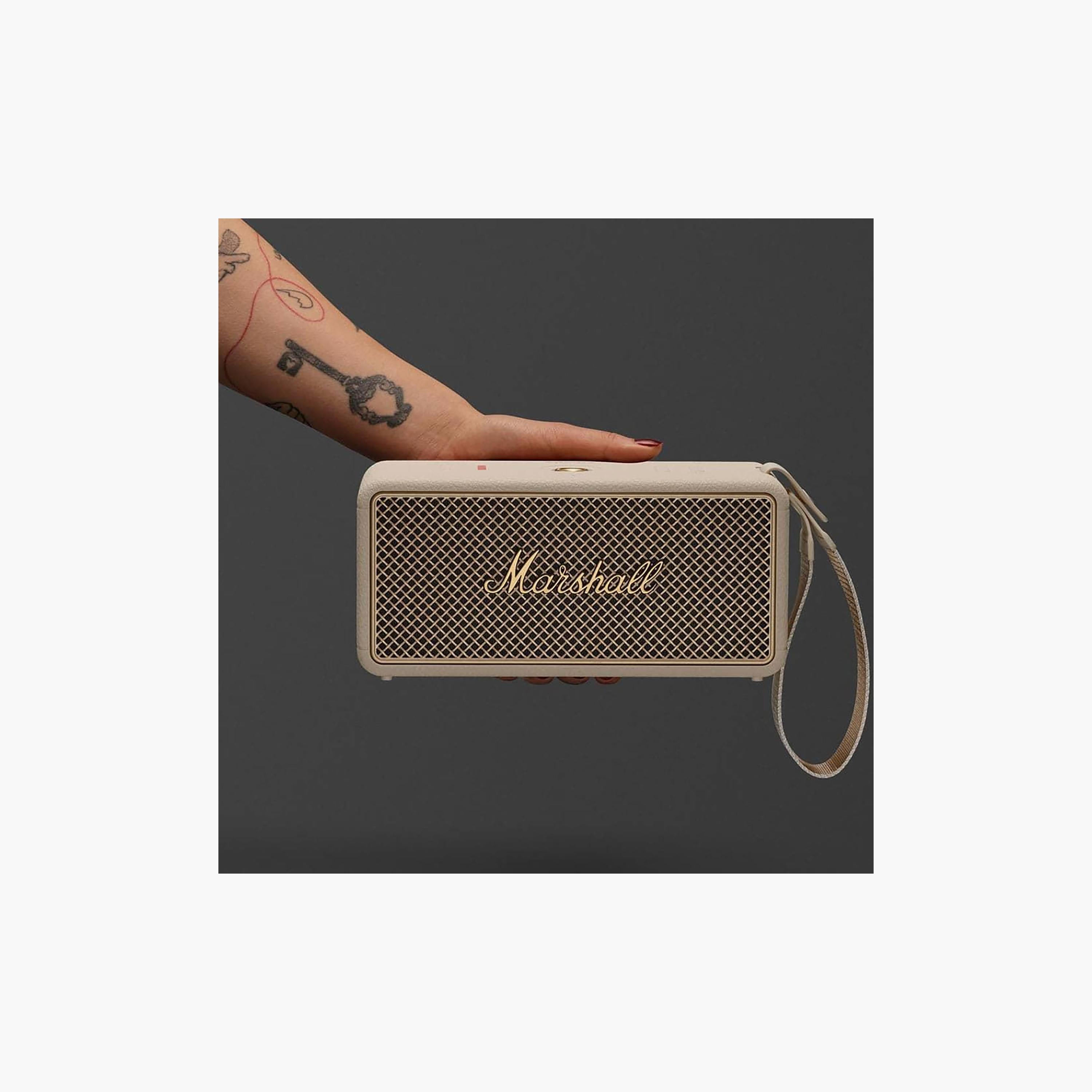 Marshall Middleton II Portable Wireless Bluetooth Speaker - Cream-electronics-speakers-image-3