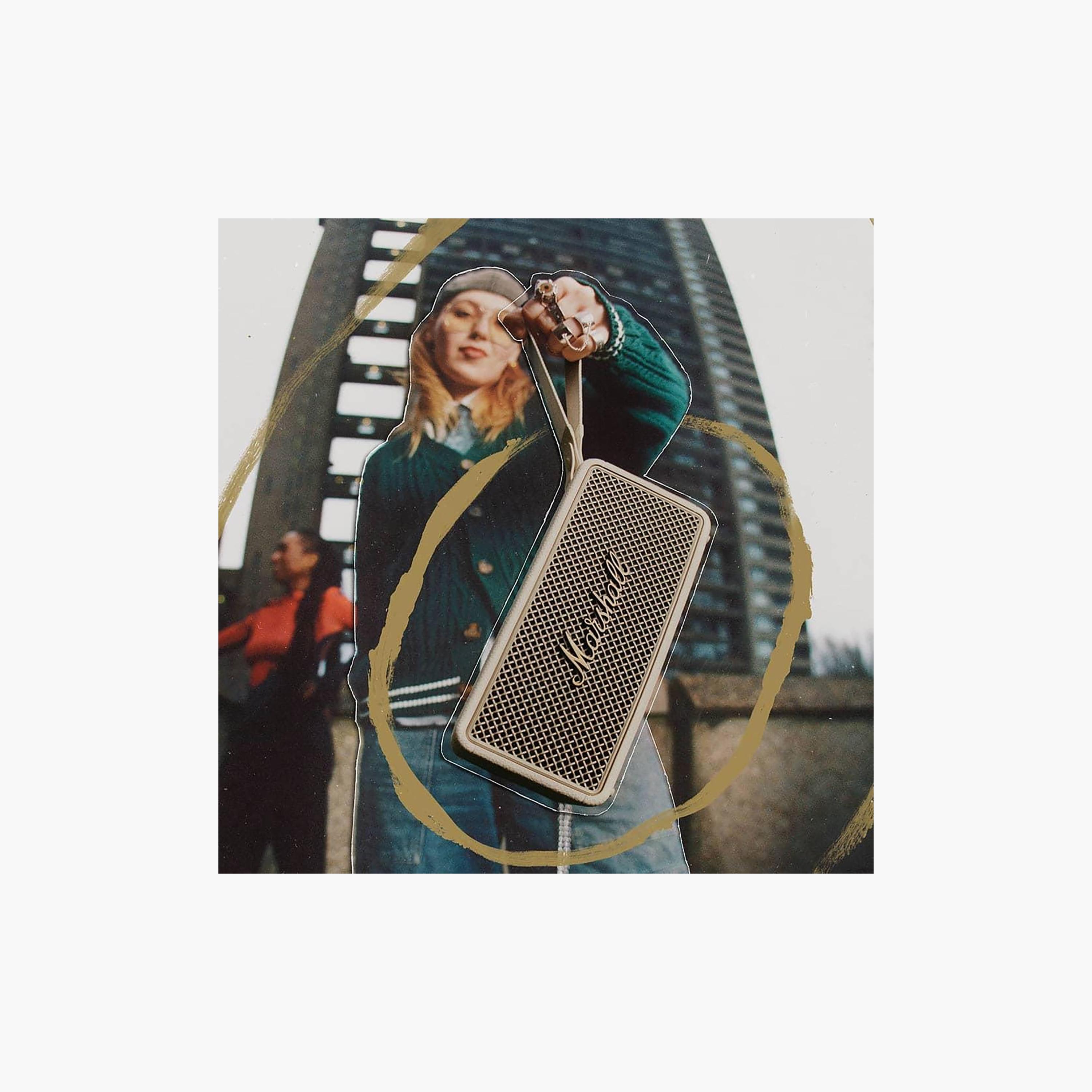 Marshall Middleton II Portable Wireless Bluetooth Speaker - Cream-electronics-speakers-image-5