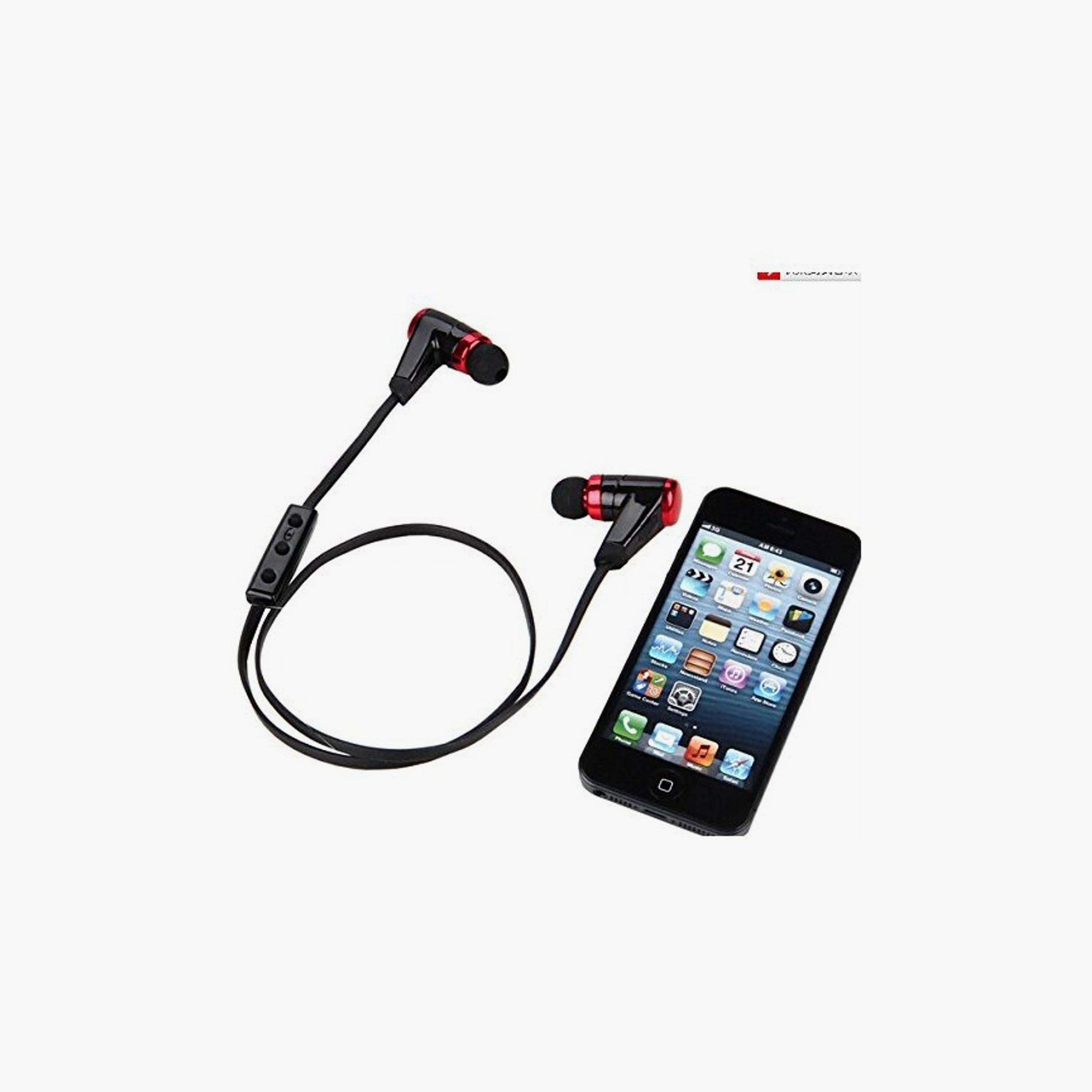سماعات رأس رياضية داخل الاذن نوتش غو بلوتوث لون احمر/اسود | NBTIEBR103-electronics-headphonesandearphones-image-2