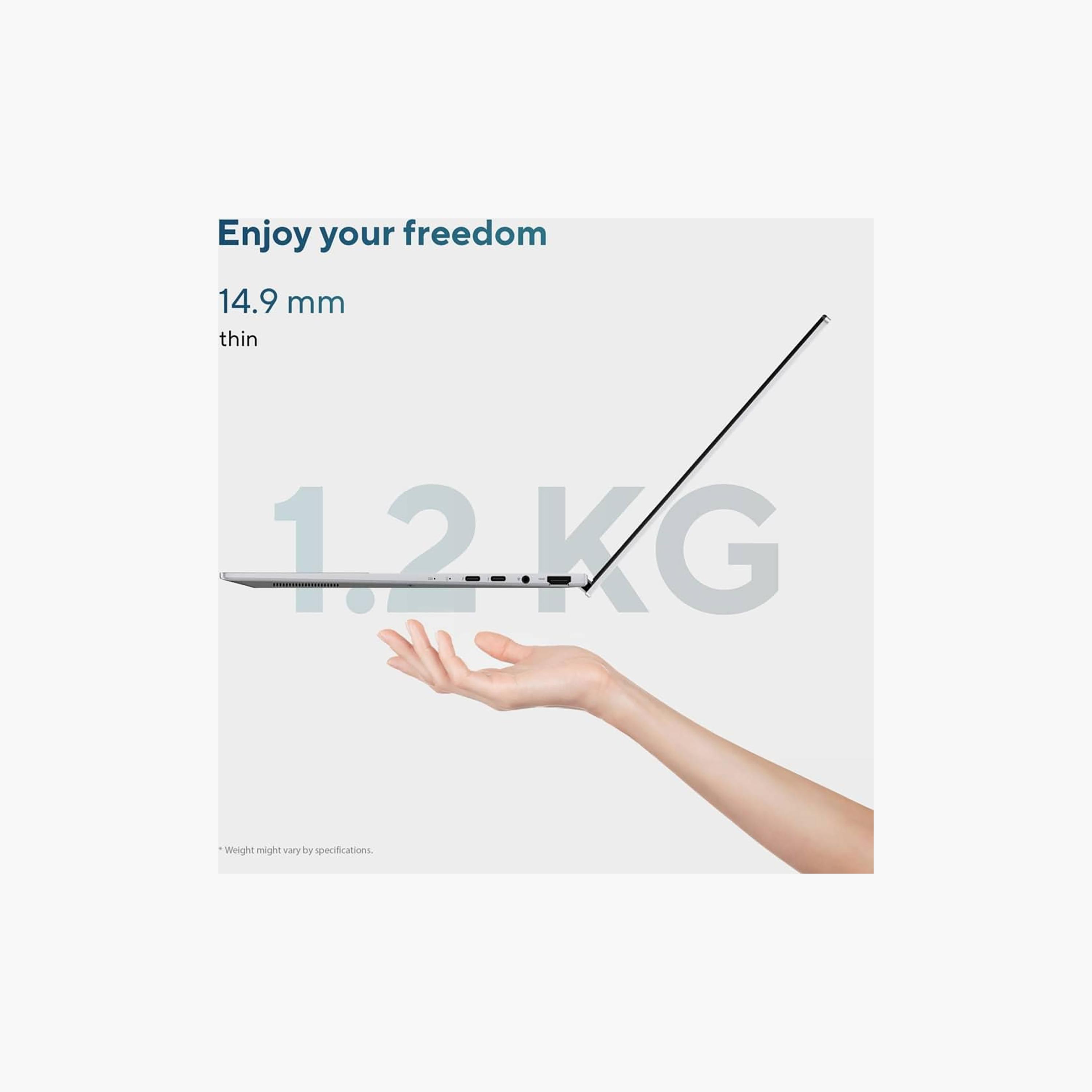 لابتوب اسوس زينبوك 14 معالج كور الترا 7 رام 16 جيجابايت هارد 1 تيرابايت شاشة 14 بوصة 3 كيه اوليد كارت شاشة انتل ارك-electronics-laptops-image-3