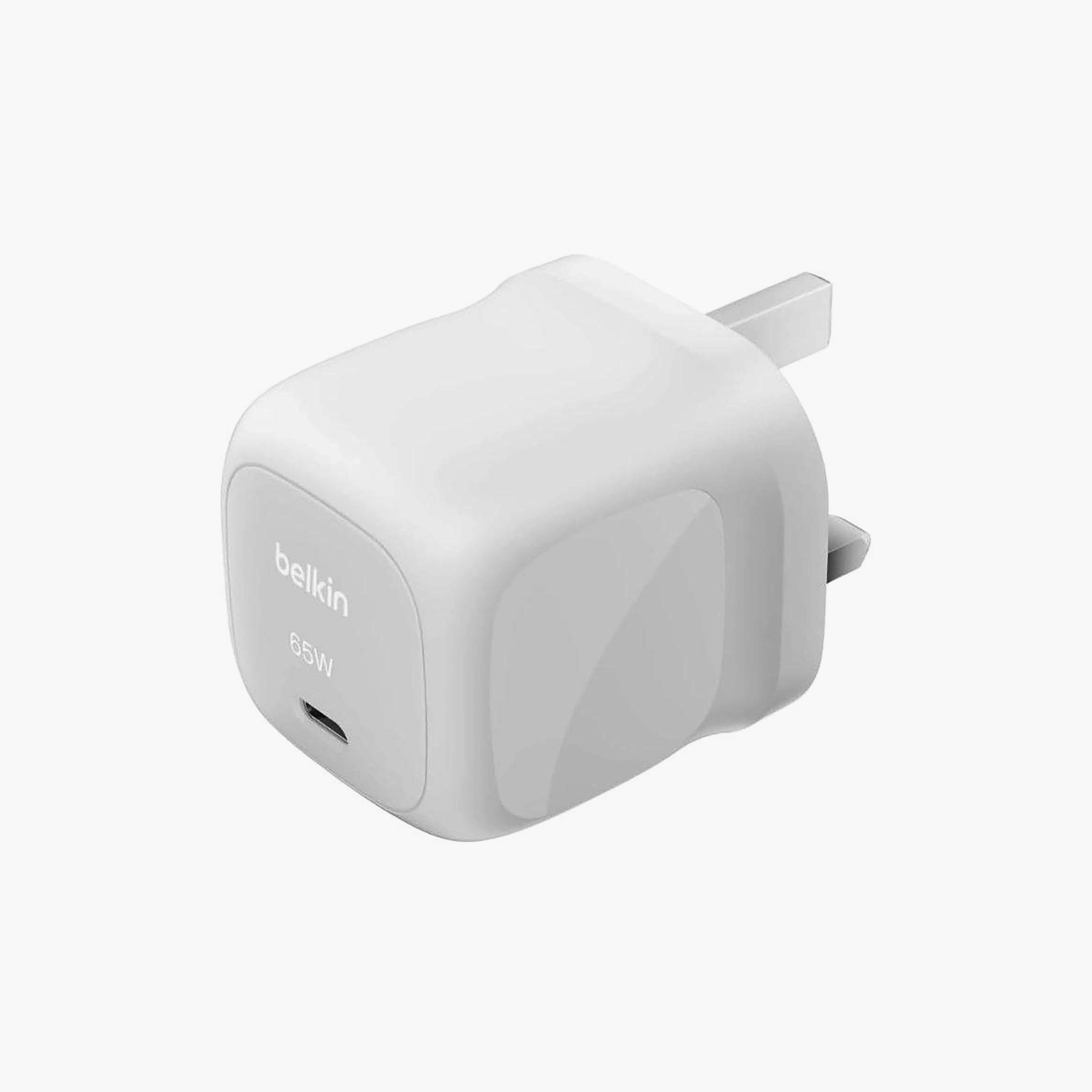 Belkin 65W USB C PD Wall Charger With PPS White | WCA011MYWH-electronics-accessories-mobileaccesories-image-1