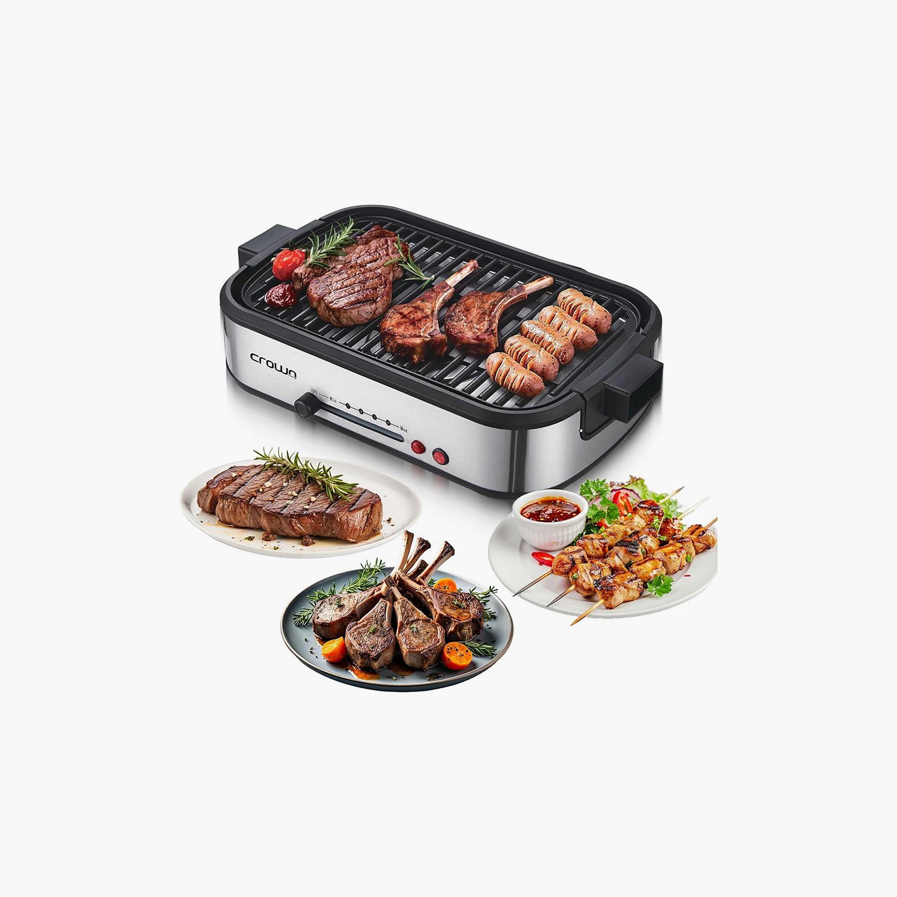 Crownline GR-440 Smokeless Electric Grill Black-household-appliances-kitchenappliances-foodprocessors-image-4