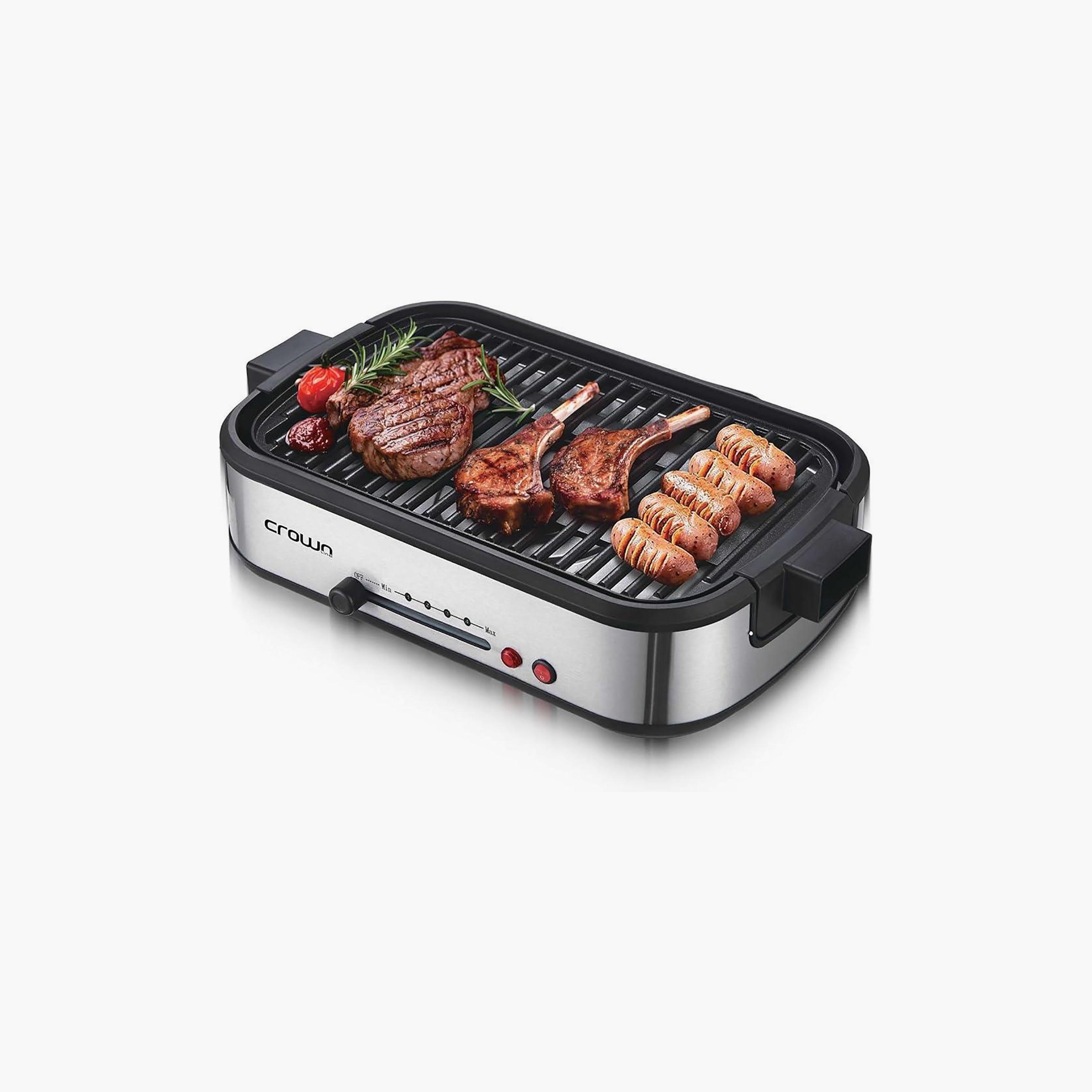 Crownline GR-440 Smokeless Electric Grill Black-household-appliances-kitchenappliances-foodprocessors-image-6