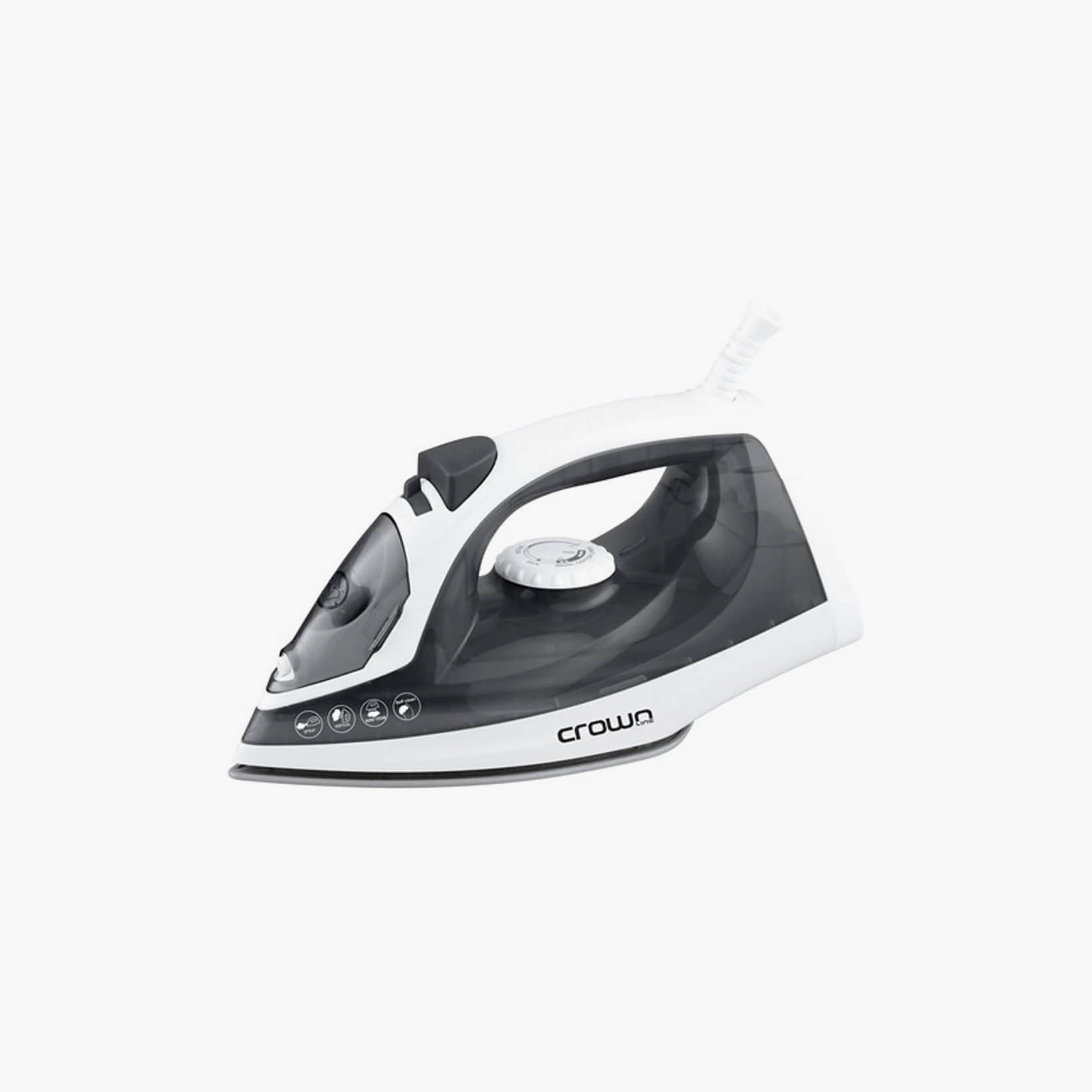 مكواة بخار كراون لاين لون اسود/اببيض | SI-407-household-appliances-homeappliances-ironandsteamers-image-4