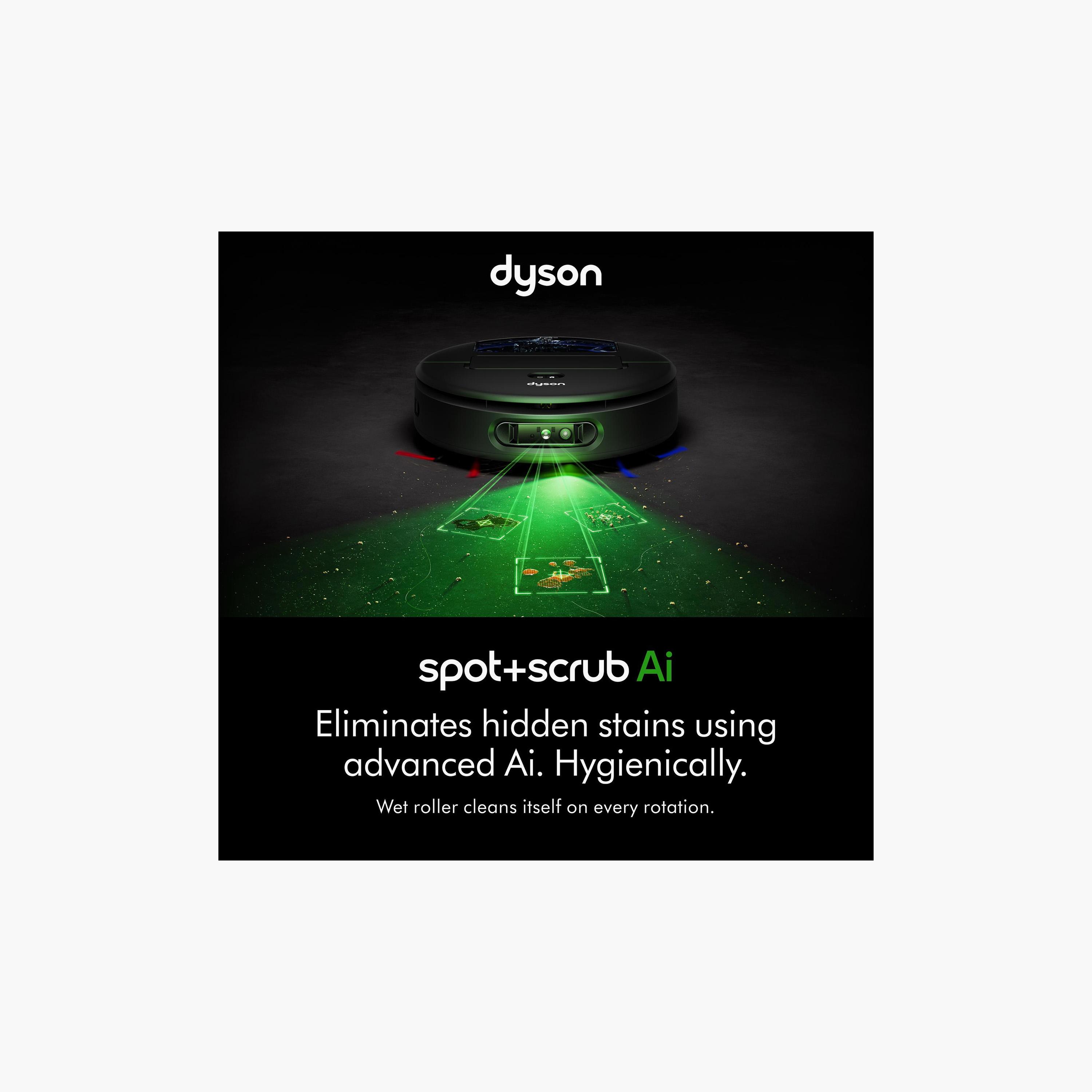 Dyson Spot + Scrub Wet And Dry AI Robot Vacuum Cleaner Black/ Blue | 586181-01-household-appliances-homeappliances-vacuumcleaners-image-2