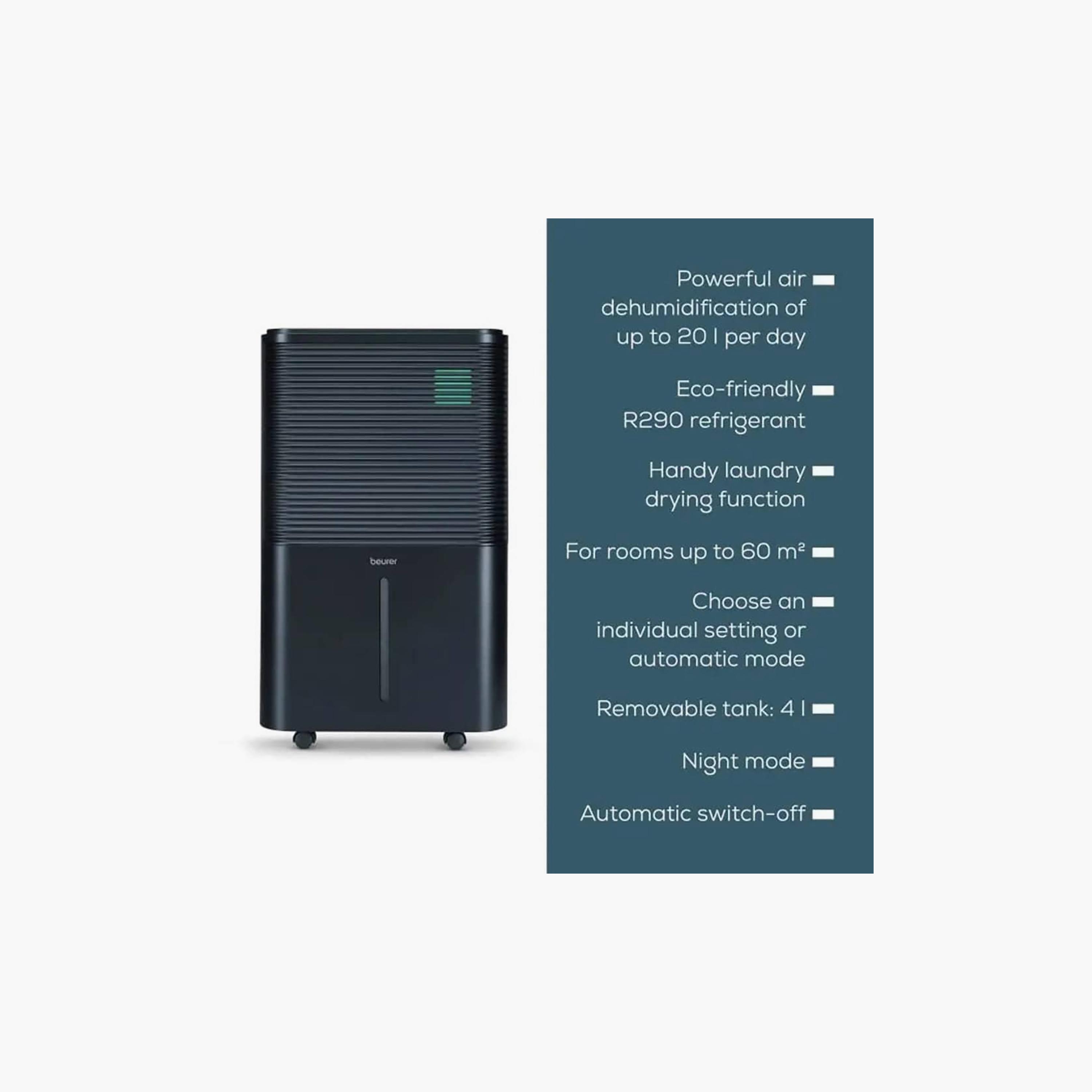 جهاز سحب الرطوبة من الهواء بيورير لون اسود | LE150-household-appliances-homeappliances-humidifiers-image-6