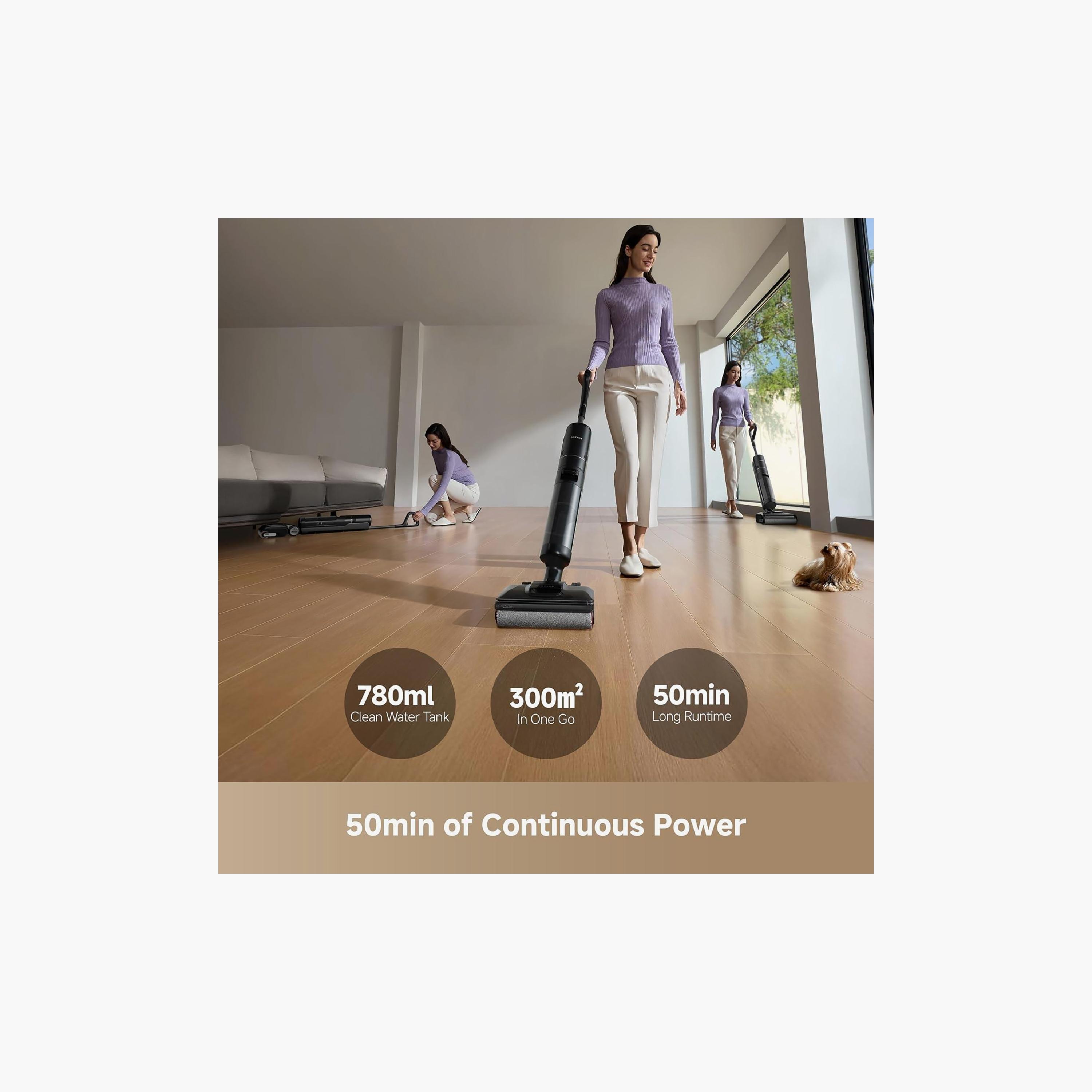مكنسة دريمي H12 برو فليكس ريتش للتنظيف الرطب والجاف لون اسود | HHR44A-household-appliances-homeappliances-vacuumcleaners-image-3