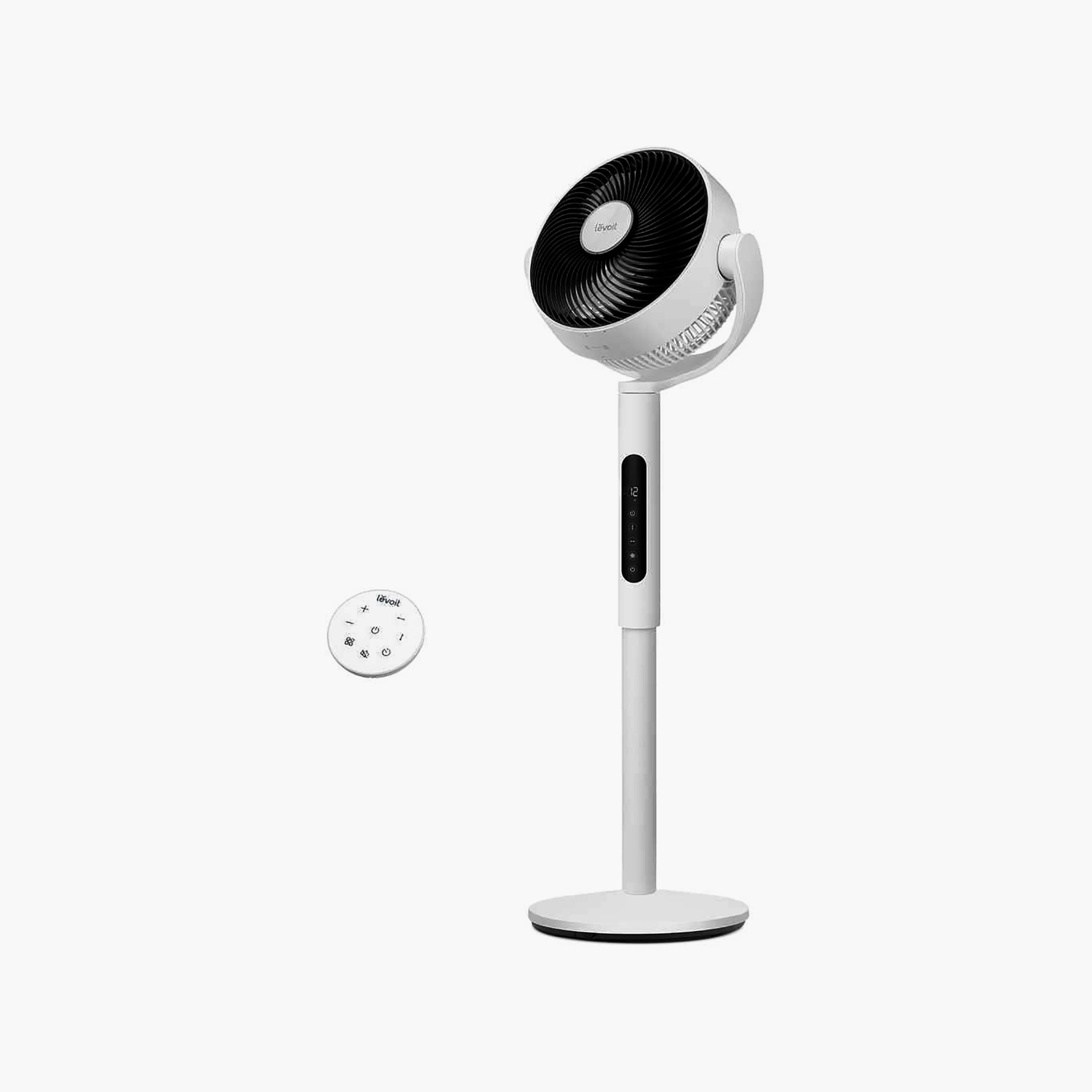 Levoit 12 Speed Pedestal Fan White LPF-R432-WUK-household-appliances-homeappliances-fans-image-2
