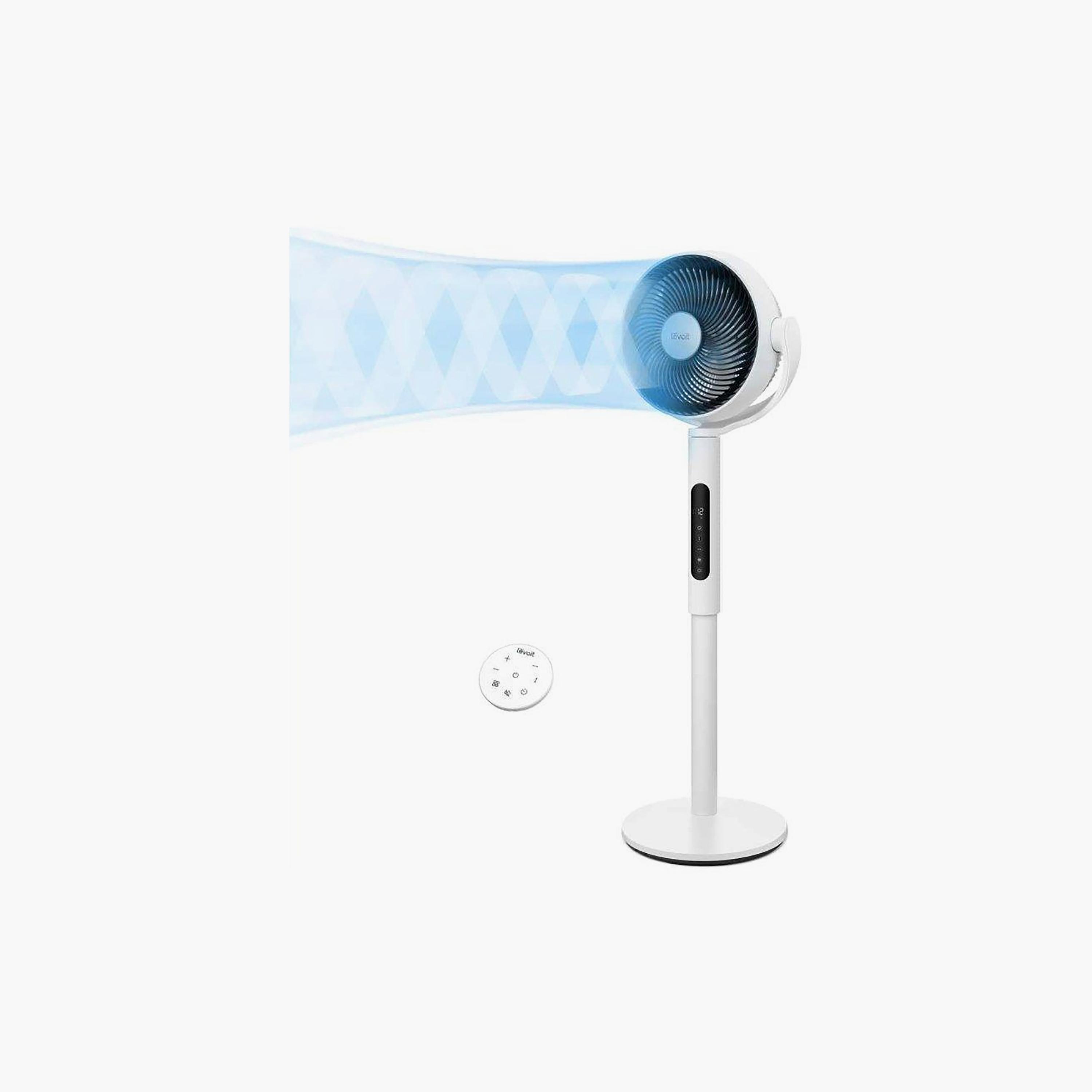 Levoit 12 Speed Pedestal Fan White LPF-R432-WUK-household-appliances-homeappliances-fans-image-3