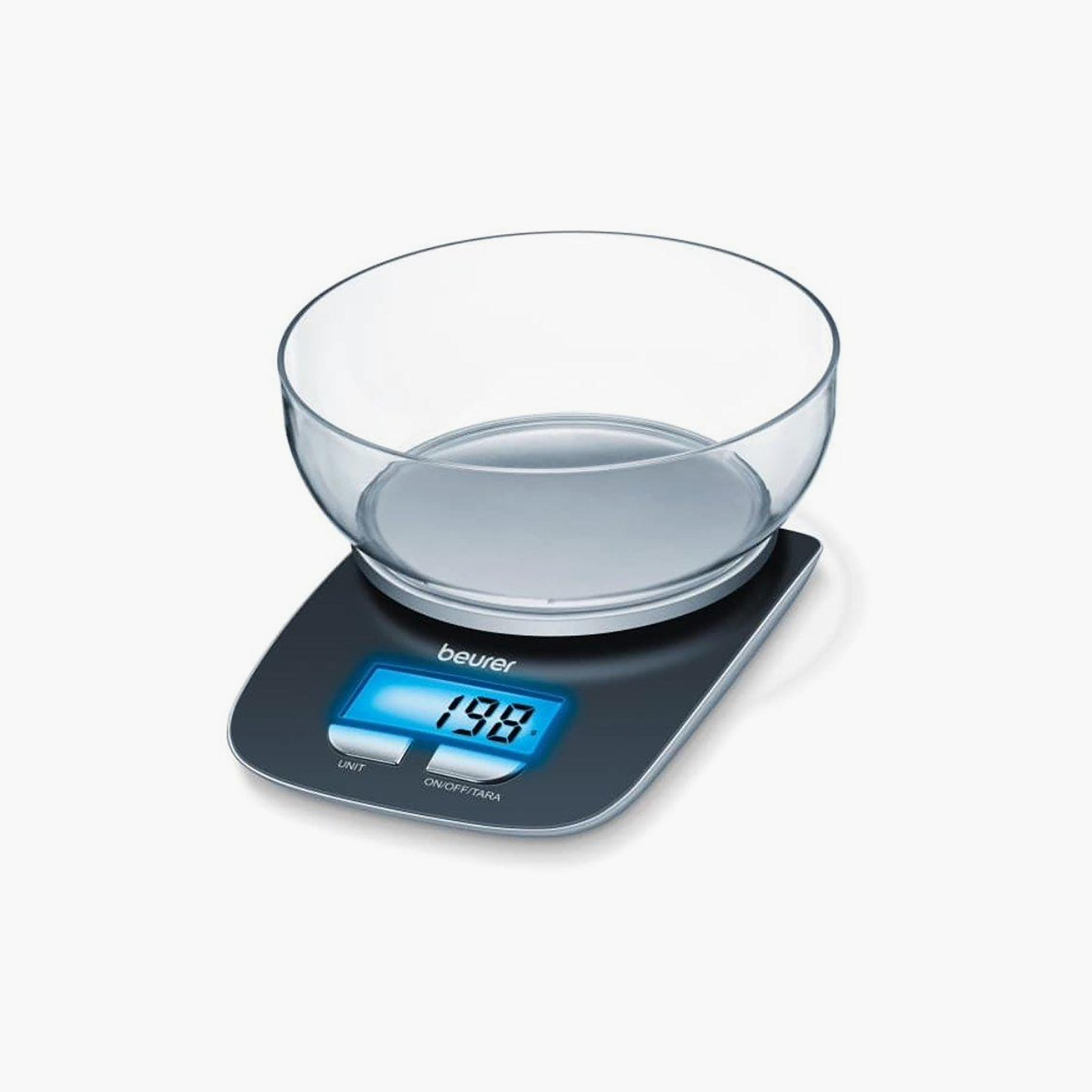 Beurer Kitchen Scale with Bowl Black | KS25-household-bathandlaundry-weighingscales-image-1