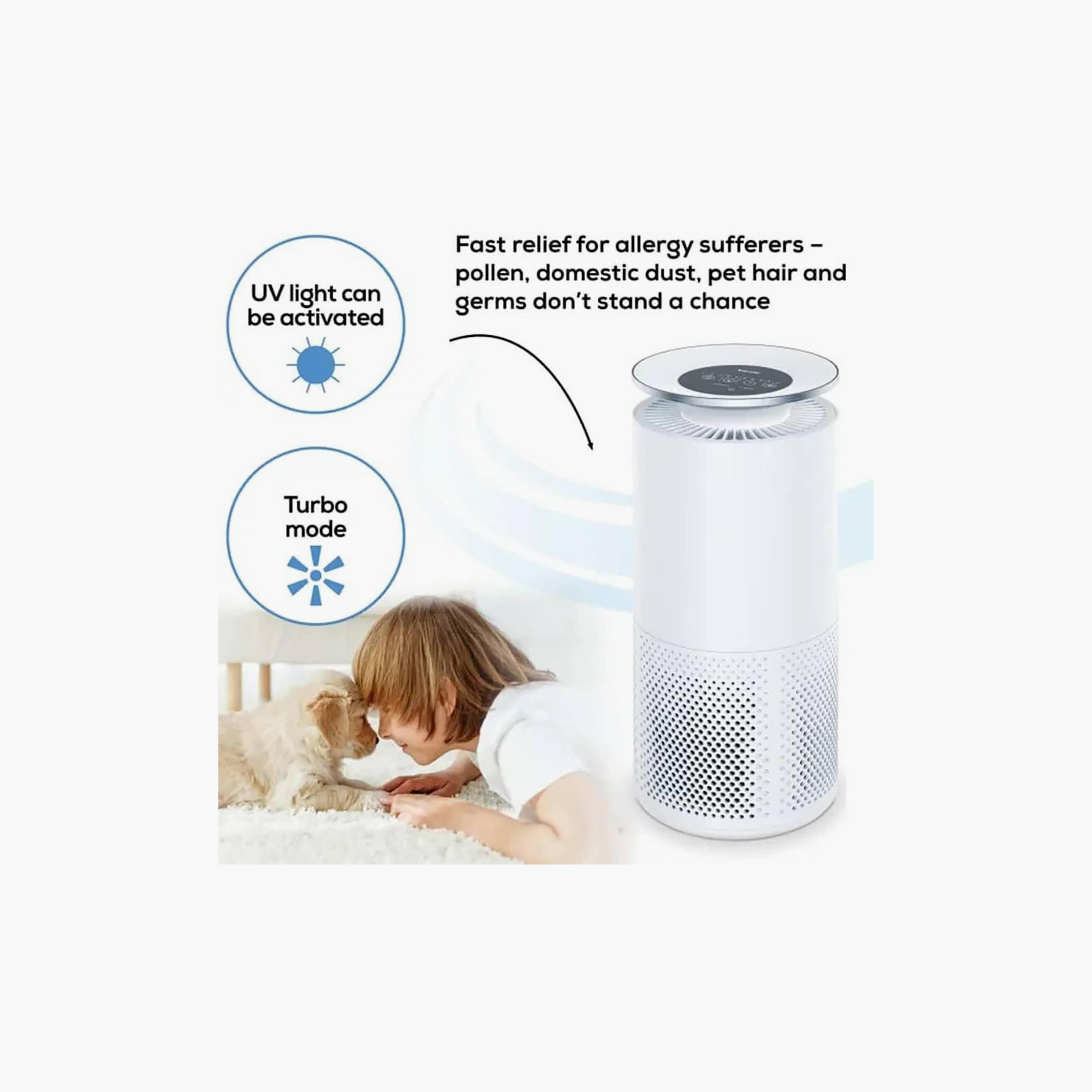 منقي هواء بيورير يتم التحكم به عبر التطبيق لون ابيض | LR400-household-appliances-homeappliances-airpurifiers-image-5