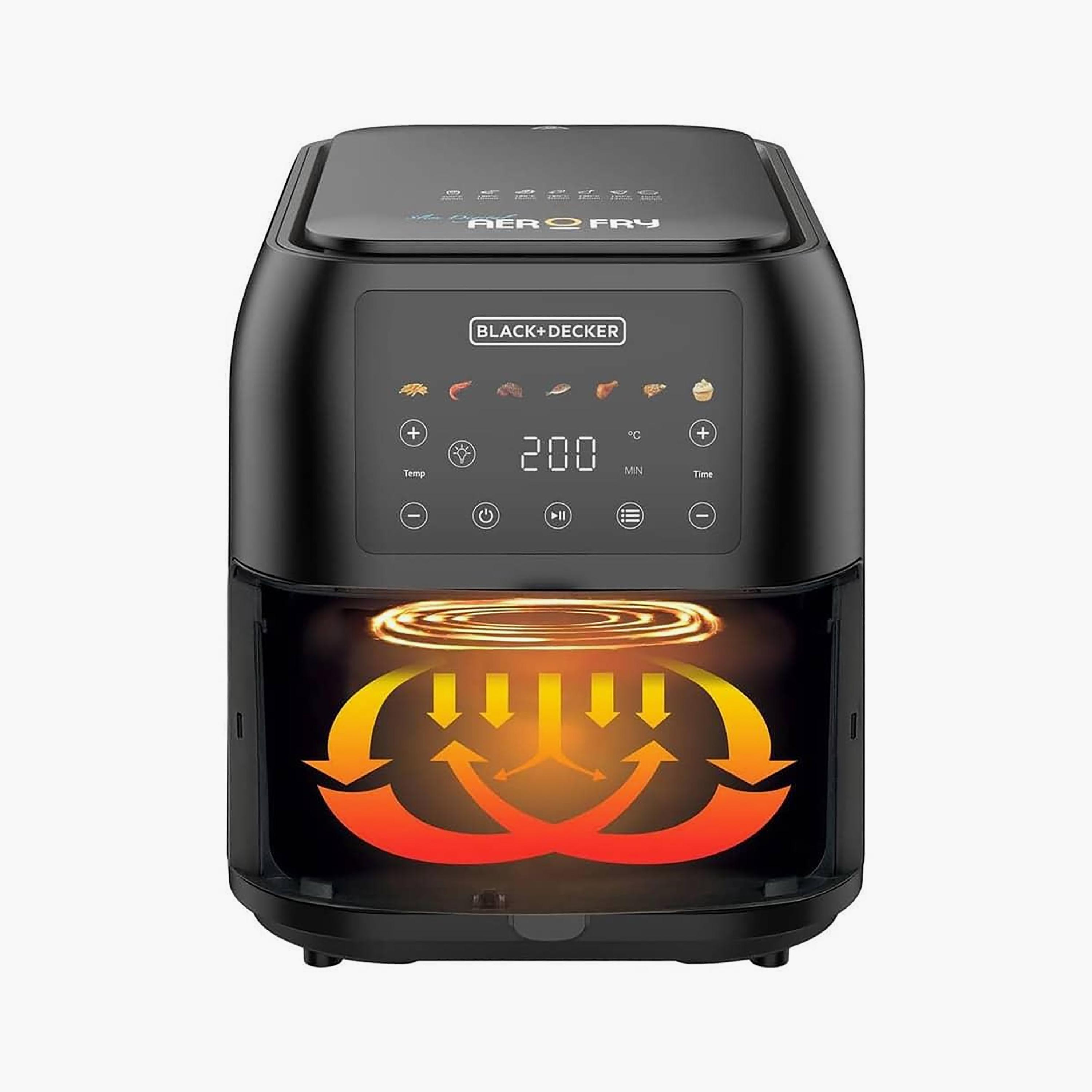 BLACK+DECKER Airfryer Black | BD-SAF80W-B5-household-appliances-kitchenappliances-airfryers-image-3
