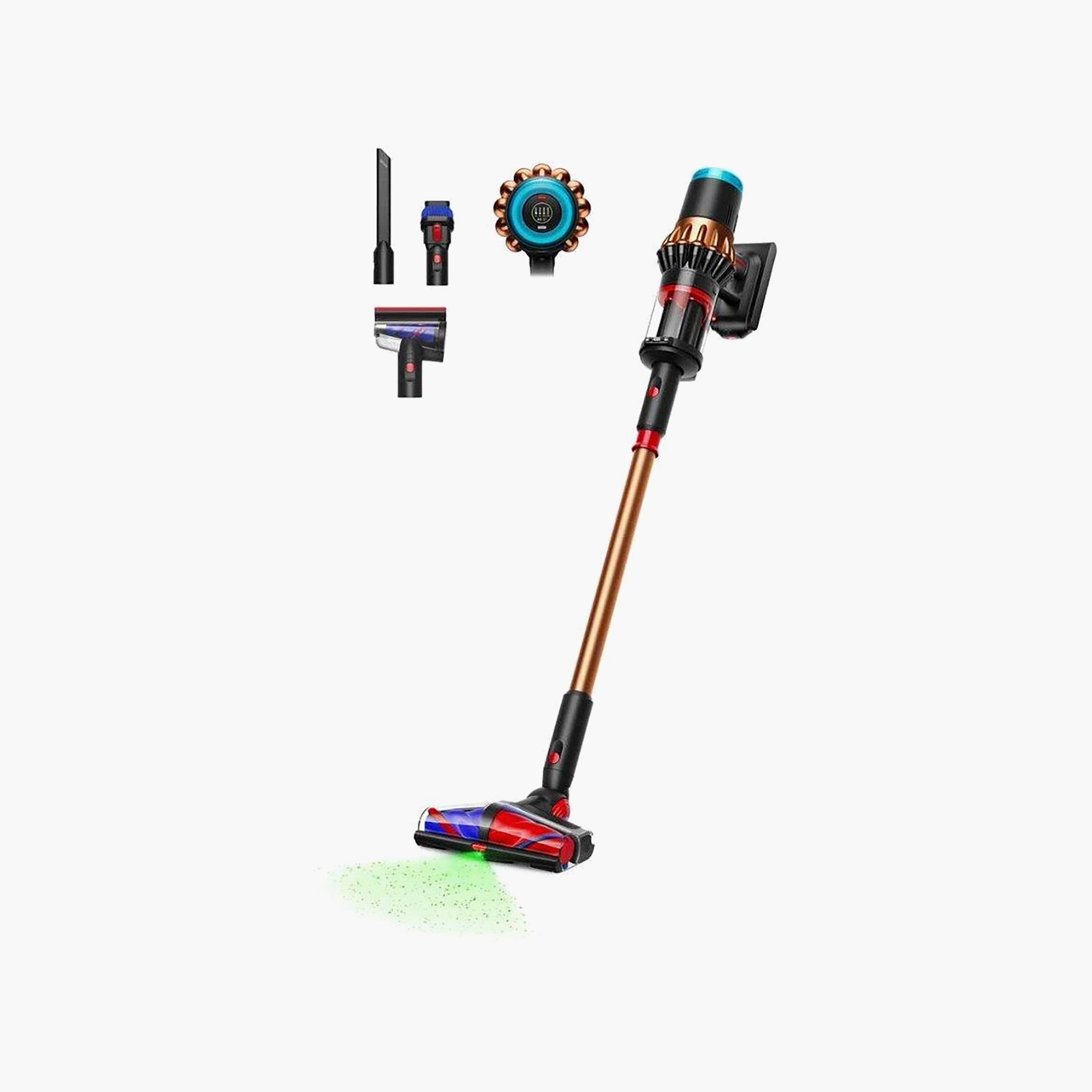 مكنسة دايسون V16 بيستون اللاسلكية لون اسود مطفي/نحاسي | 01-499085-household-appliances-homeappliances-vacuumcleaners-image-1