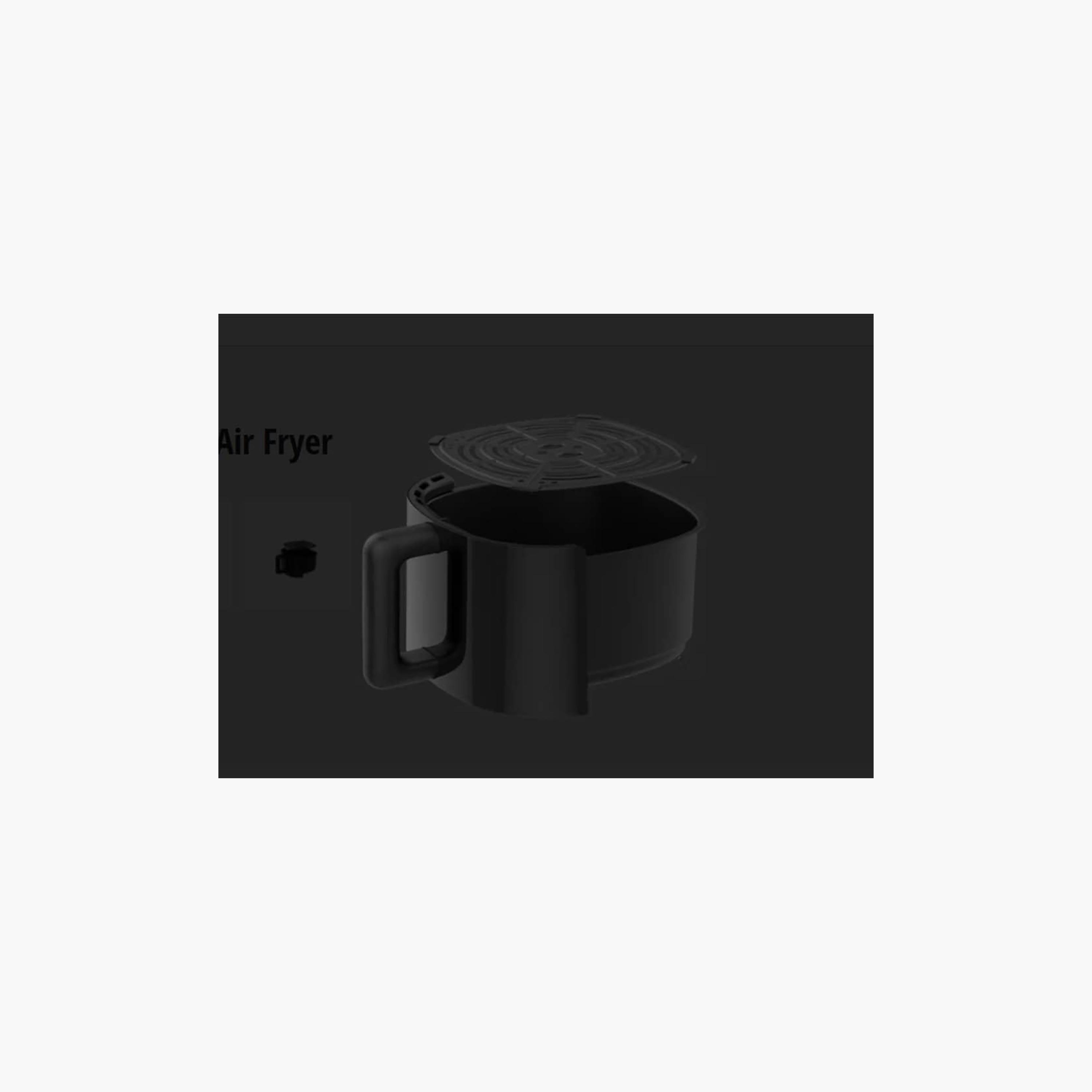 مقلاة هوائية باناسونيك 1400 واط سعة 4.5 لتر لون اسود | NF-CC450KUA-household-appliances-kitchenappliances-airfryers-image-2
