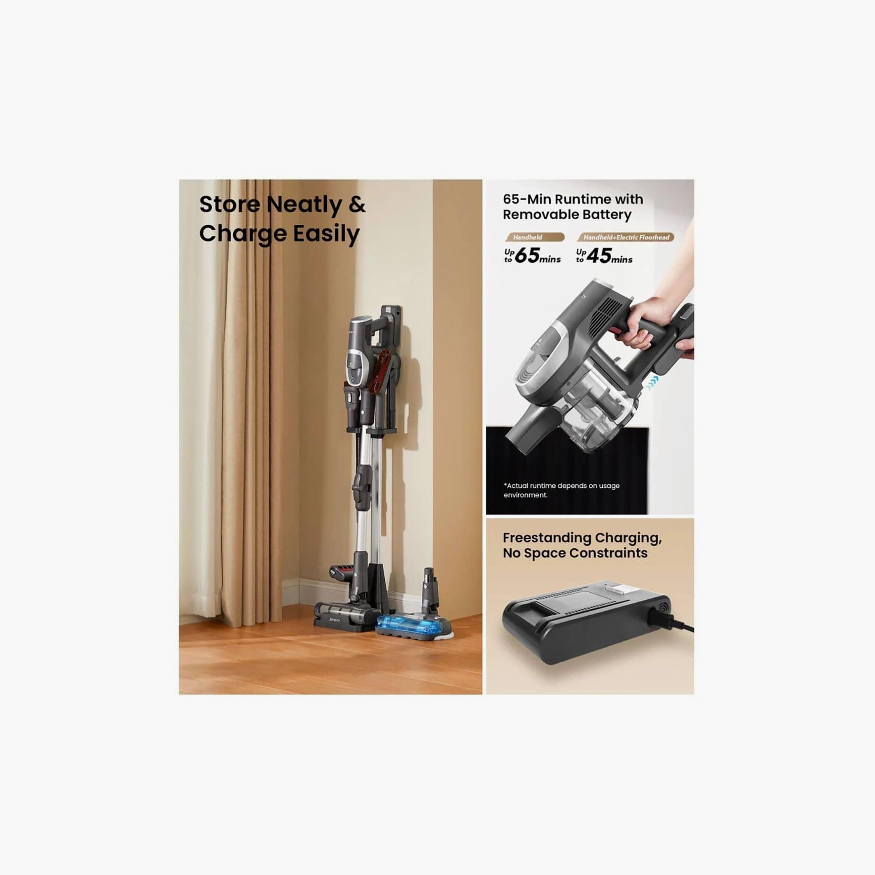 JIMMY Aqua Cordless Stick Vacuum Cleaner Grey | JV9 Pro-household-appliances-homeappliances-vacuumcleaners-image-5