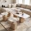 GLAMOURE HOME 5-Piece Ceramic Top Coffee Table and Side Table Set-InfluencerCodes_Ramadan26_All_20012026-image-1