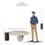 GLAMOURE HOME 5-Piece Ceramic Top Coffee Table and Side Table Set-InfluencerCodes_Ramadan26_All_20012026-image-8