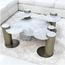 GLAMOURE HOME 5-Piece Ceramic Top Coffee Table and Side Table Set-InfluencerCodes_Ramadan26_All_20012026-image-2