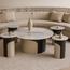 GLAMOURE HOME 5-Piece Ceramic Top Coffee Table and Side Table Set-InfluencerCodes_Ramadan26_All_20012026-image-1