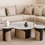 GLAMOURE HOME 5-Piece Ceramic Top Coffee Table and Side Table Set-InfluencerCodes_Ramadan26_All_20012026-image-6
