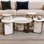 GLAMOURE HOME 5-Piece Ceramic Top Coffee Table and Side Table Set-InfluencerCodes_Ramadan26_All_20012026-image-3