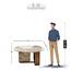 GLAMOURE HOME 5-Piece Ceramic Top Coffee Table and Side Table Set-InfluencerCodes_Ramadan26_All_20012026-image-7