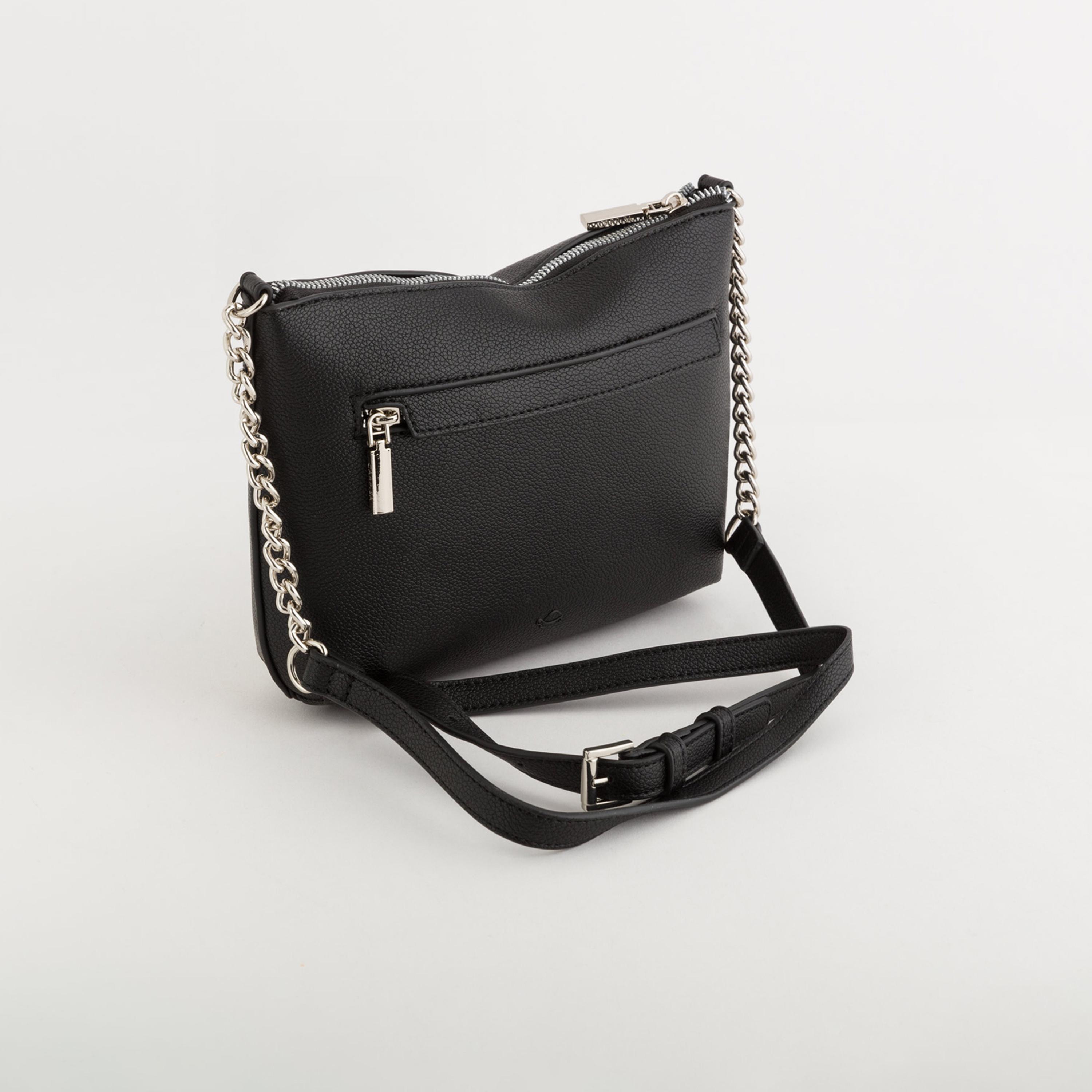 Carpisa Bucaneve V3 Textured Crossbody Bag with Zipper closure and Adjustable Strap | 24 X 5 X 17 CM-women-bagsandwallets-handbags-image-3