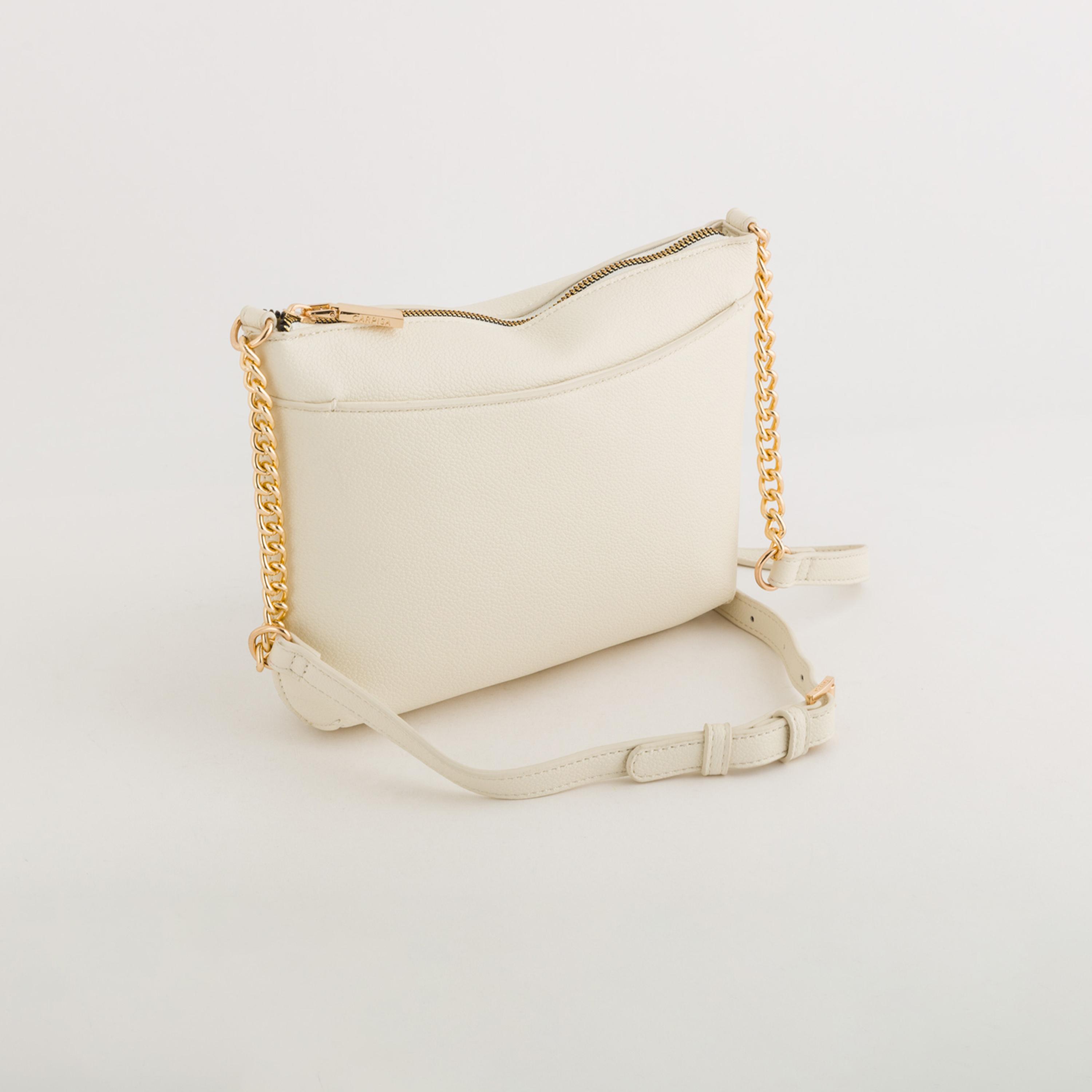 Carpisa Bucaneve V3 Textured Crossbody Bag with Zipper closure and Adjustable Strap | 24 X 5 X 17 CM-women-bagsandwallets-handbags-image-1