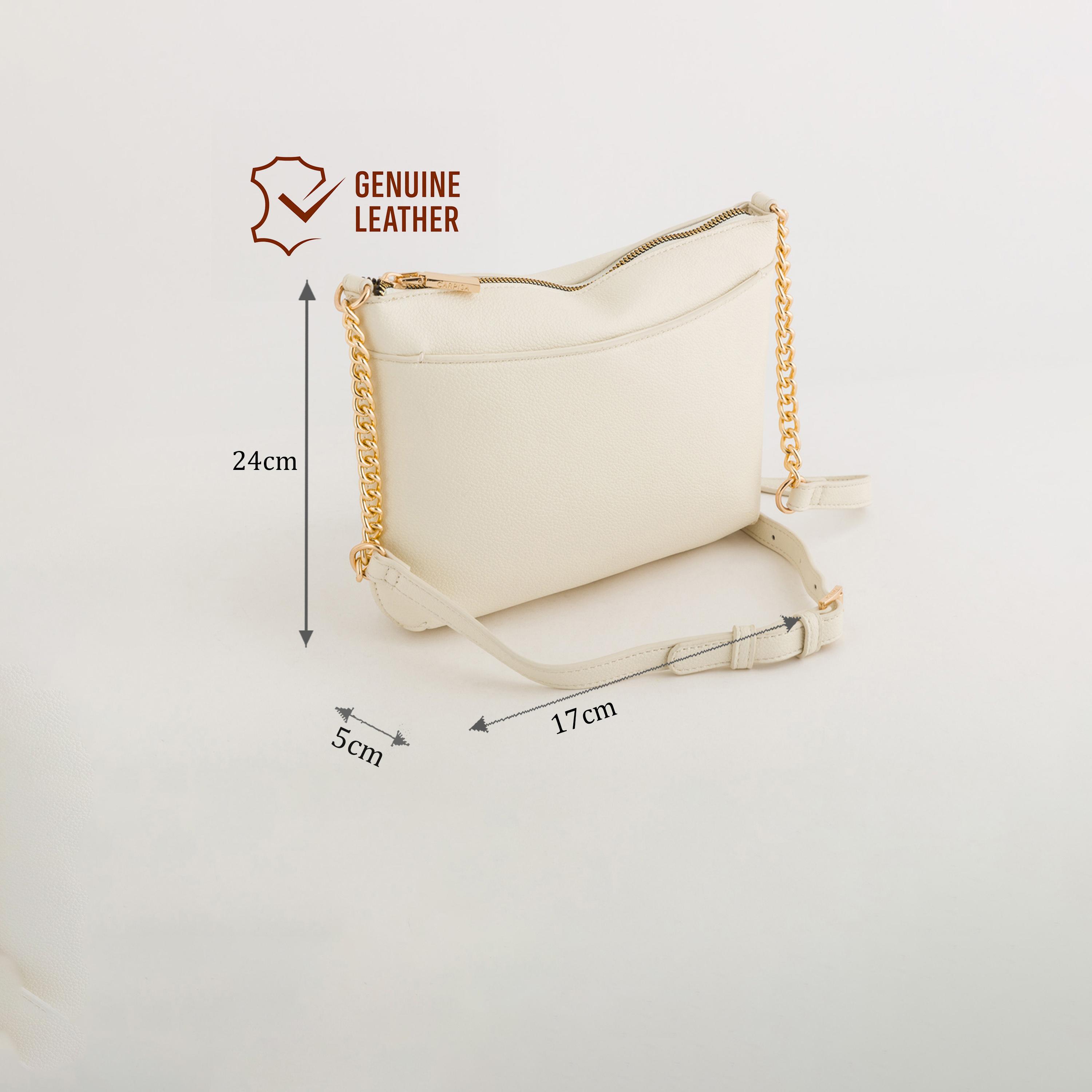 Carpisa Bucaneve V3 Textured Crossbody Bag with Zipper closure and Adjustable Strap | 24 X 5 X 17 CM-women-bagsandwallets-handbags-image-2