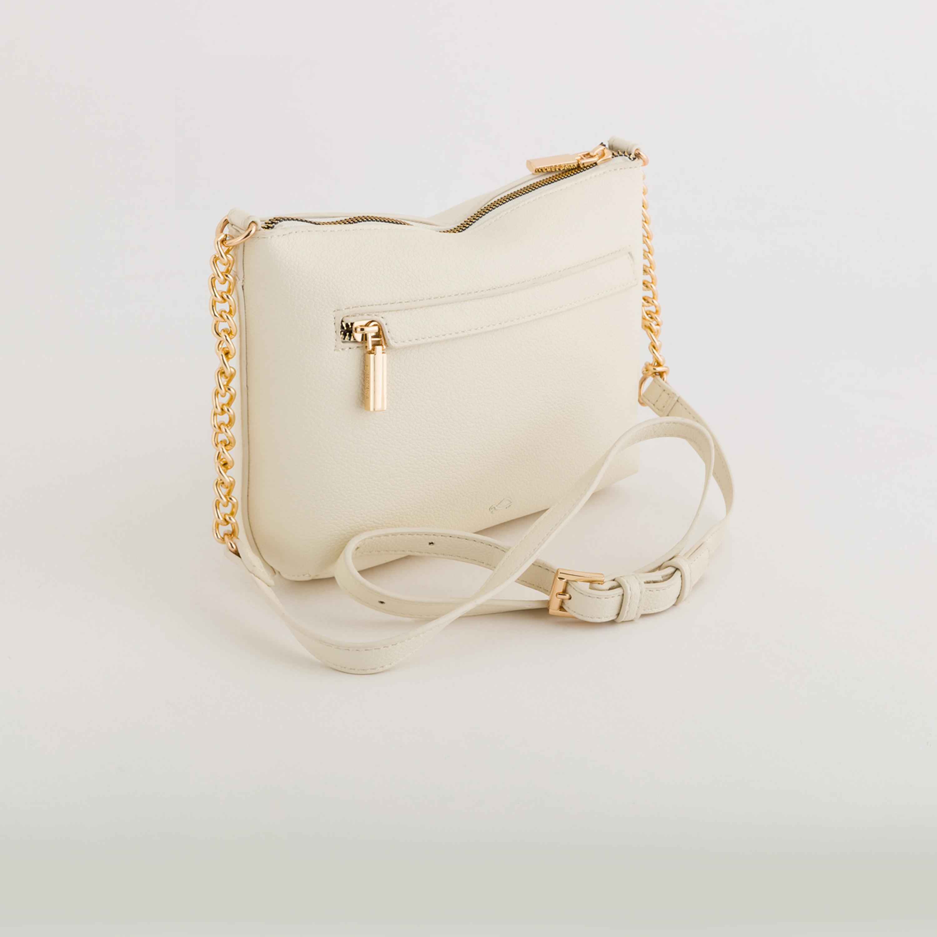 Carpisa Bucaneve V3 Textured Crossbody Bag with Zipper closure and Adjustable Strap | 24 X 5 X 17 CM-women-bagsandwallets-handbags-image-3