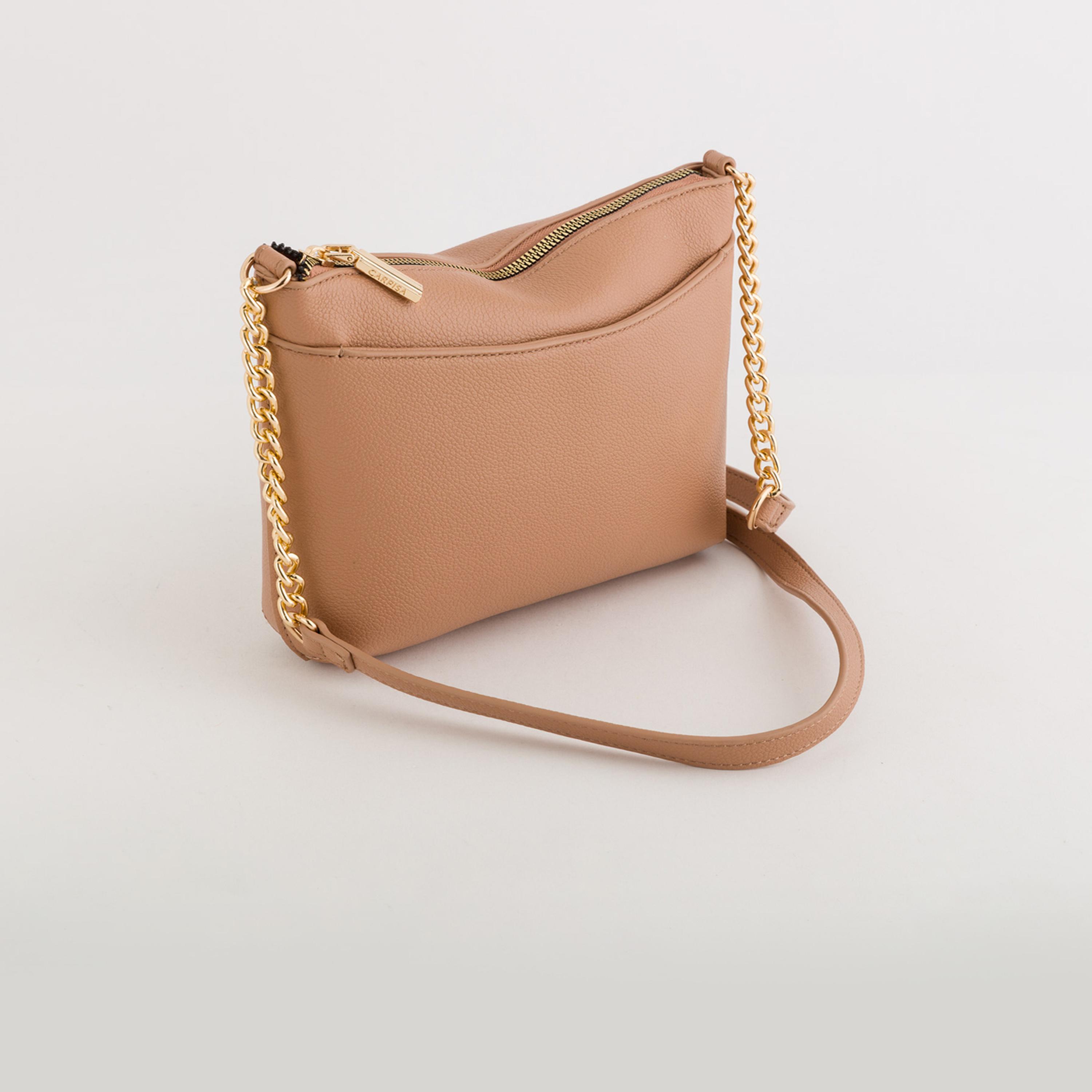 Carpisa Bucaneve V3 Textured Crossbody Bag with Zipper closure and Adjustable Strap | 24 X 5 X 17 CM-women-bagsandwallets-handbags-image-1